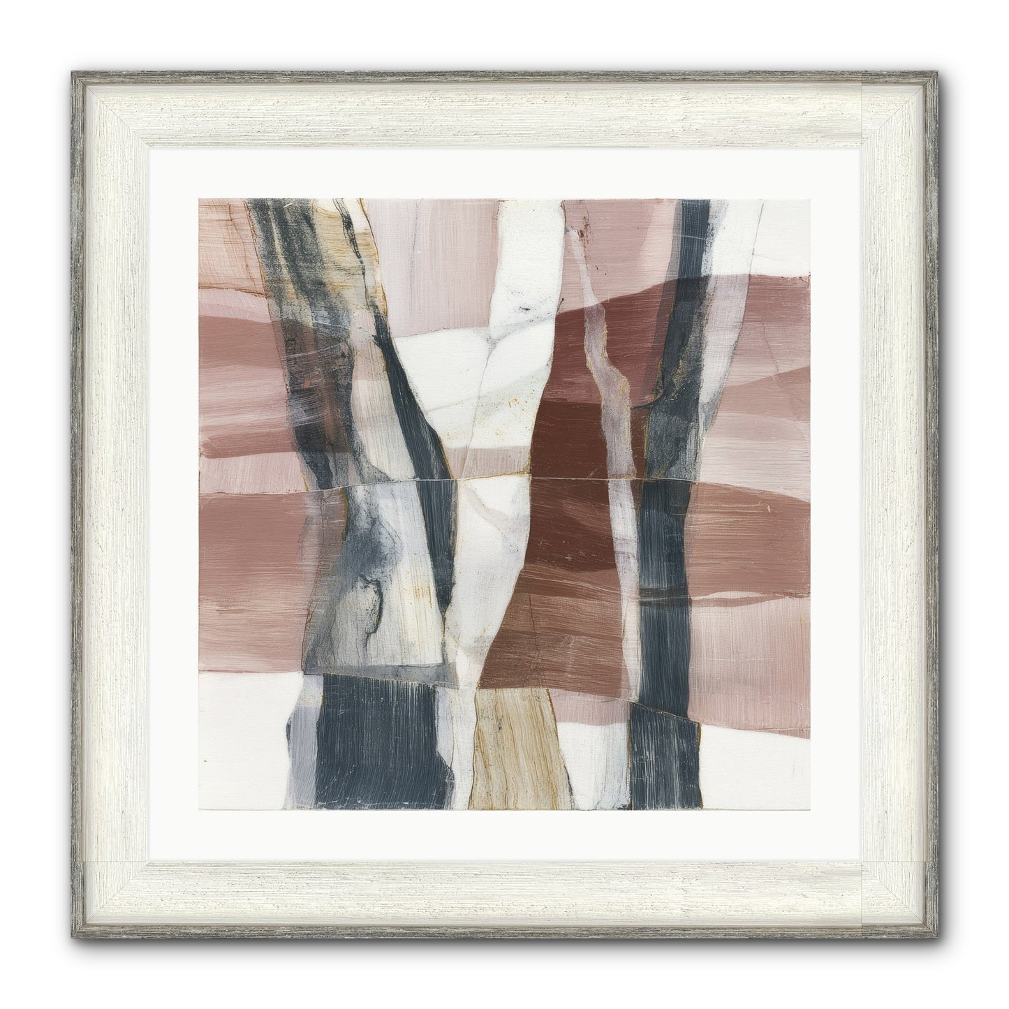 Sylph No.1 Framed Print - Driftwood White 24x24