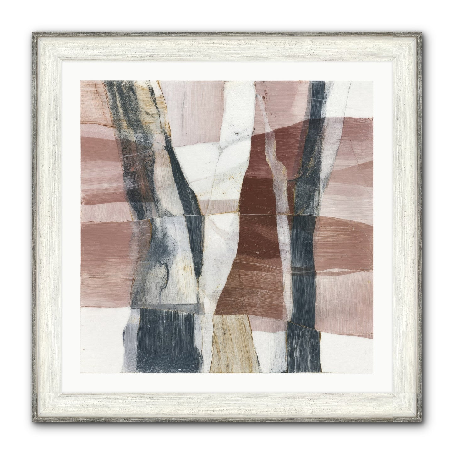 Sylph No.1 Framed Print - Driftwood White 30x30