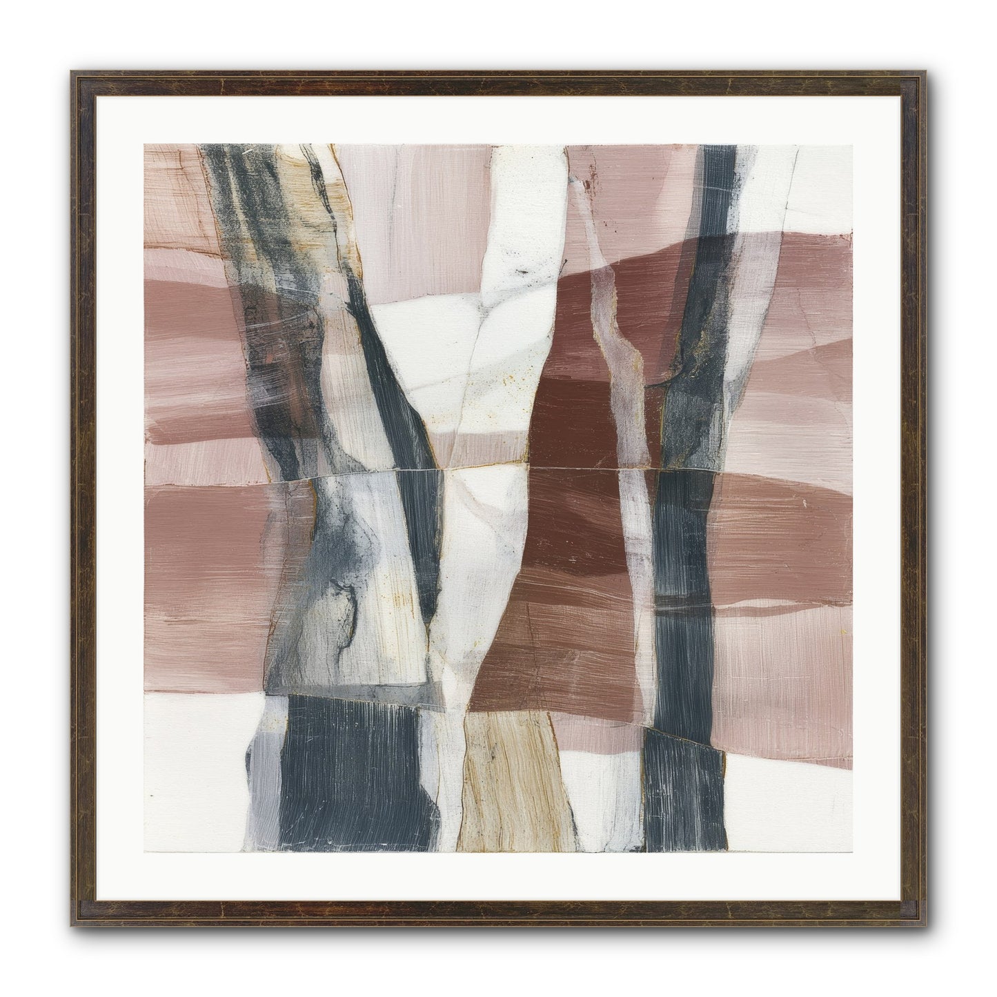 Sylph No.1 Framed Print - Slimwoods Black/Gold 30x30