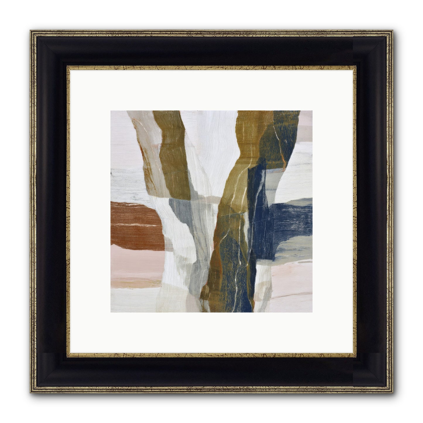 Sylph No.2 Framed Print - Black & Gold 10x10