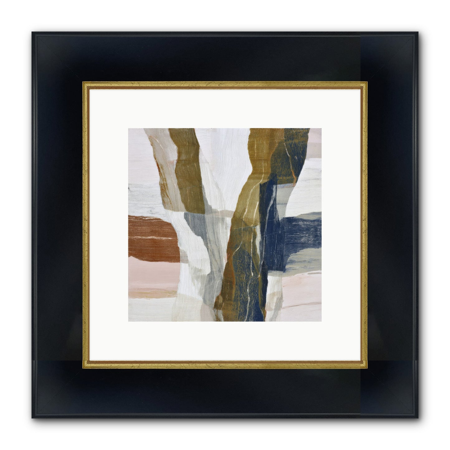Sylph No.2 Framed Print - Wide Black w/Gold 10x10