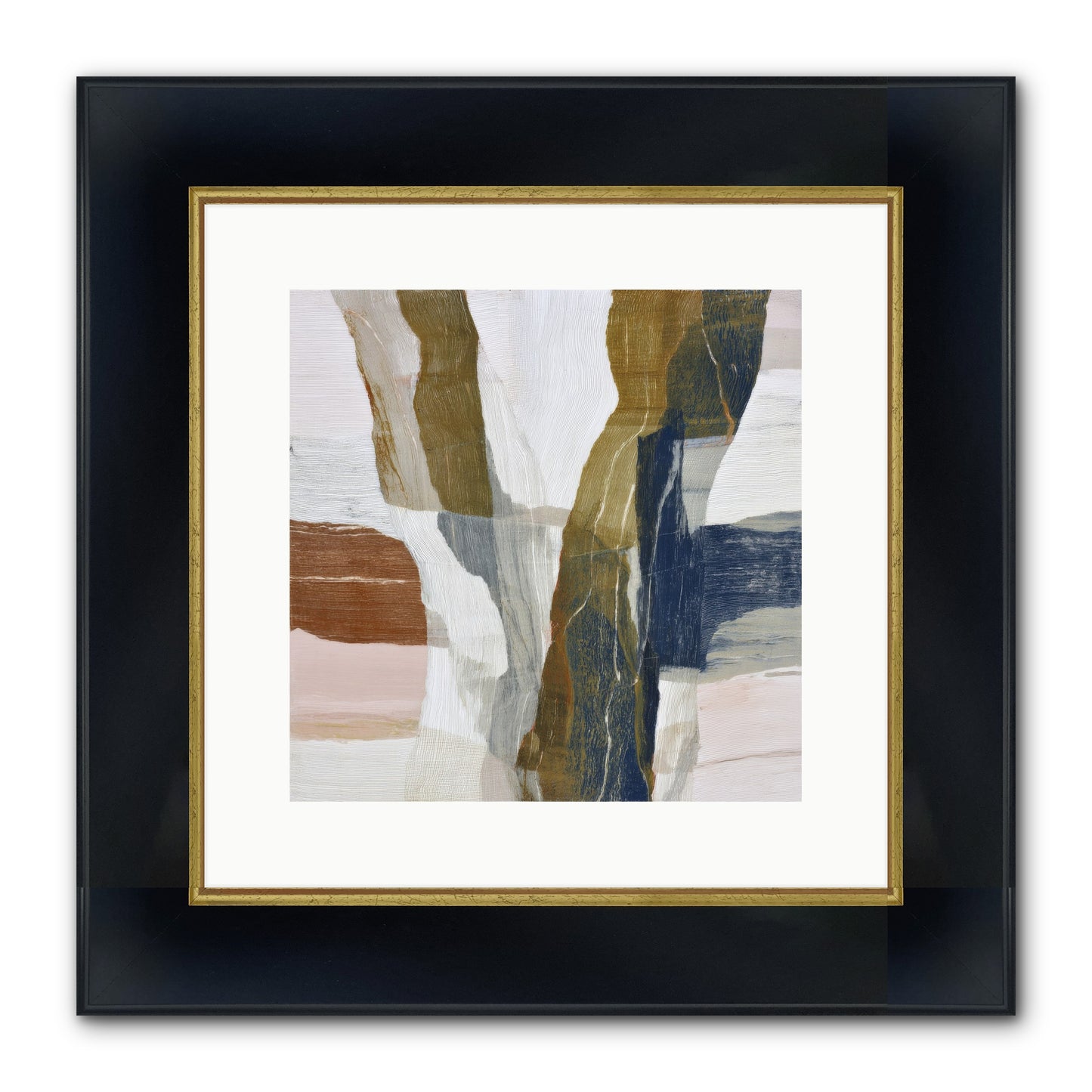 Sylph No.2 Framed Print - Wide Black w/Gold 12x12