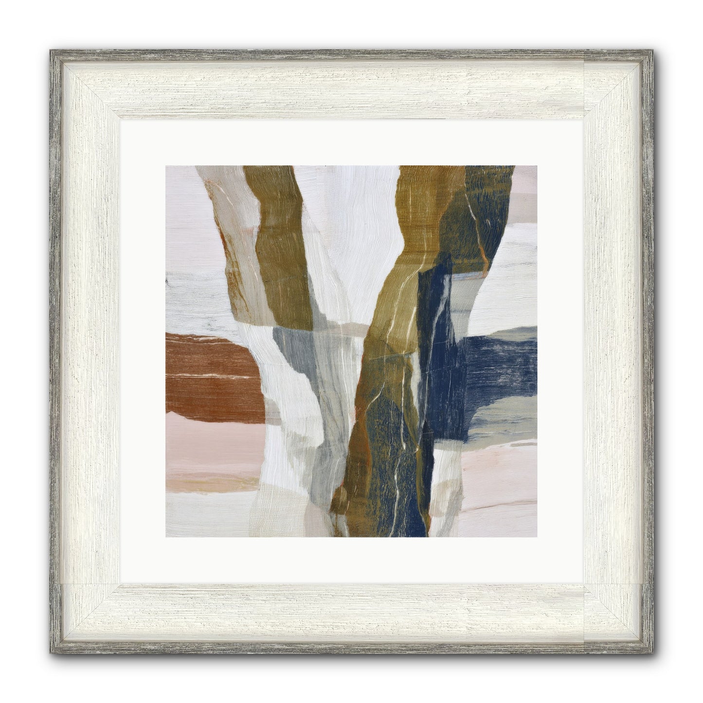 Sylph No.2 Framed Print - Driftwood White 16x16