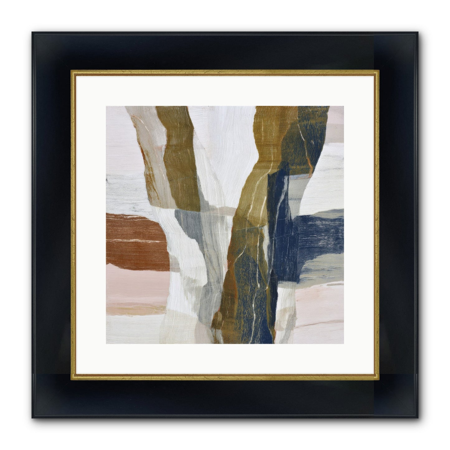 Sylph No.2 Framed Print - Wide Black w/Gold 16x16