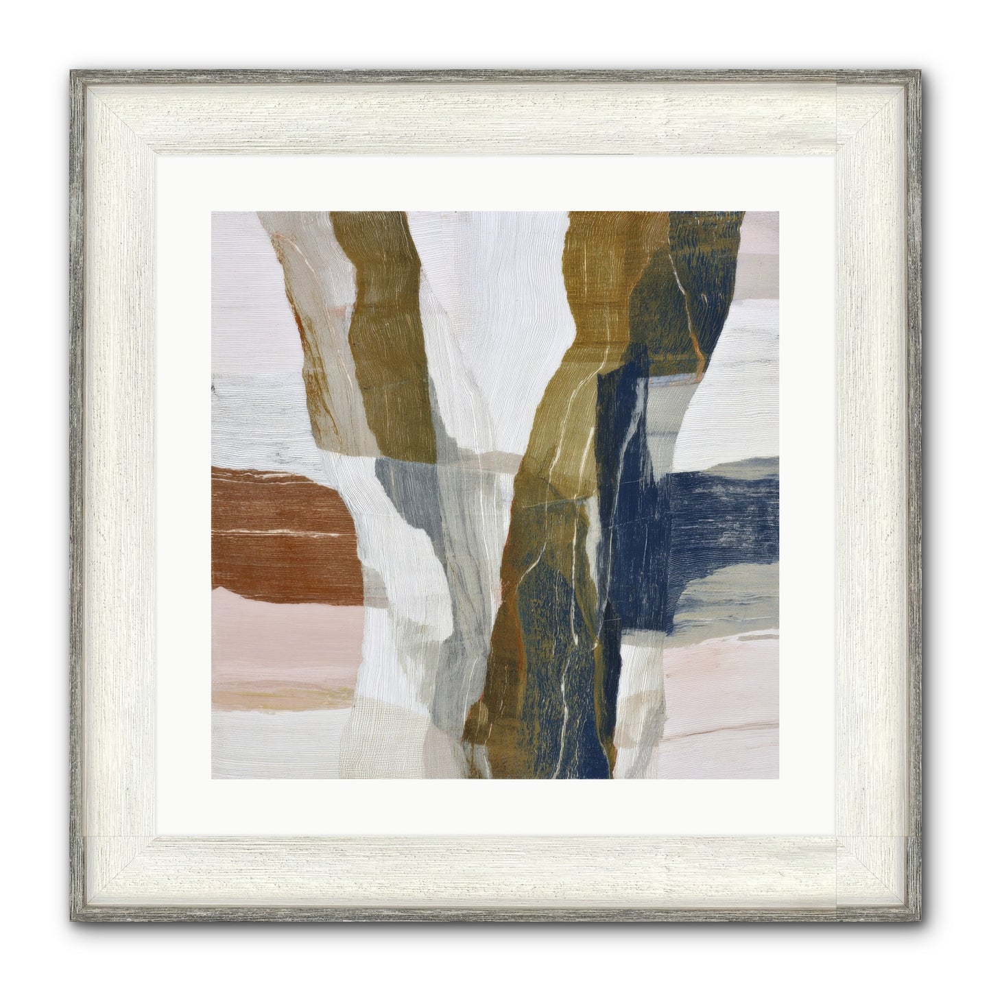 Sylph No.2 Framed Print - Driftwood White 20x20