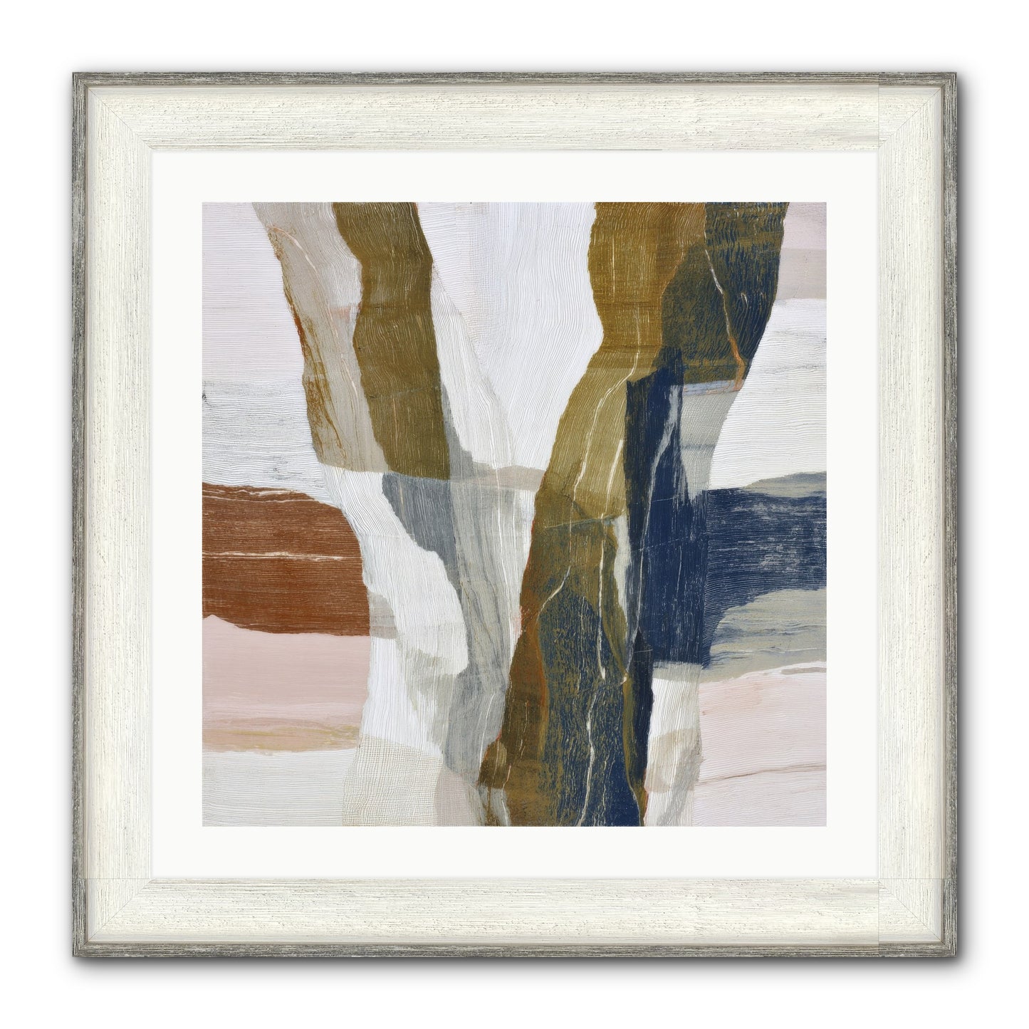 Sylph No.2 Framed Print - Driftwood White 24x24