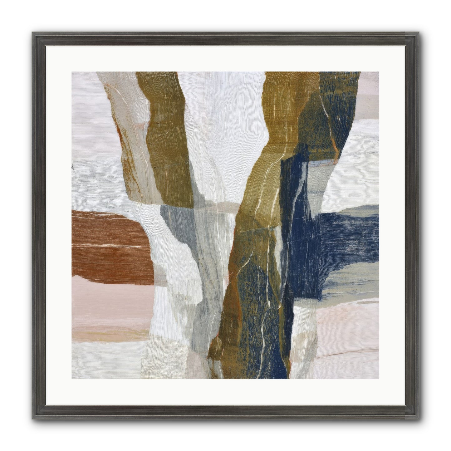 Sylph No.2 Framed Print - Slimwoods Black/Silver 24x24