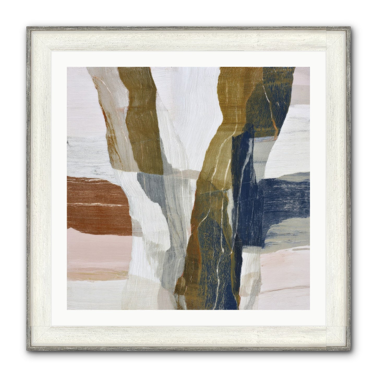 Sylph No.2 Framed Print - Driftwood White 30x30