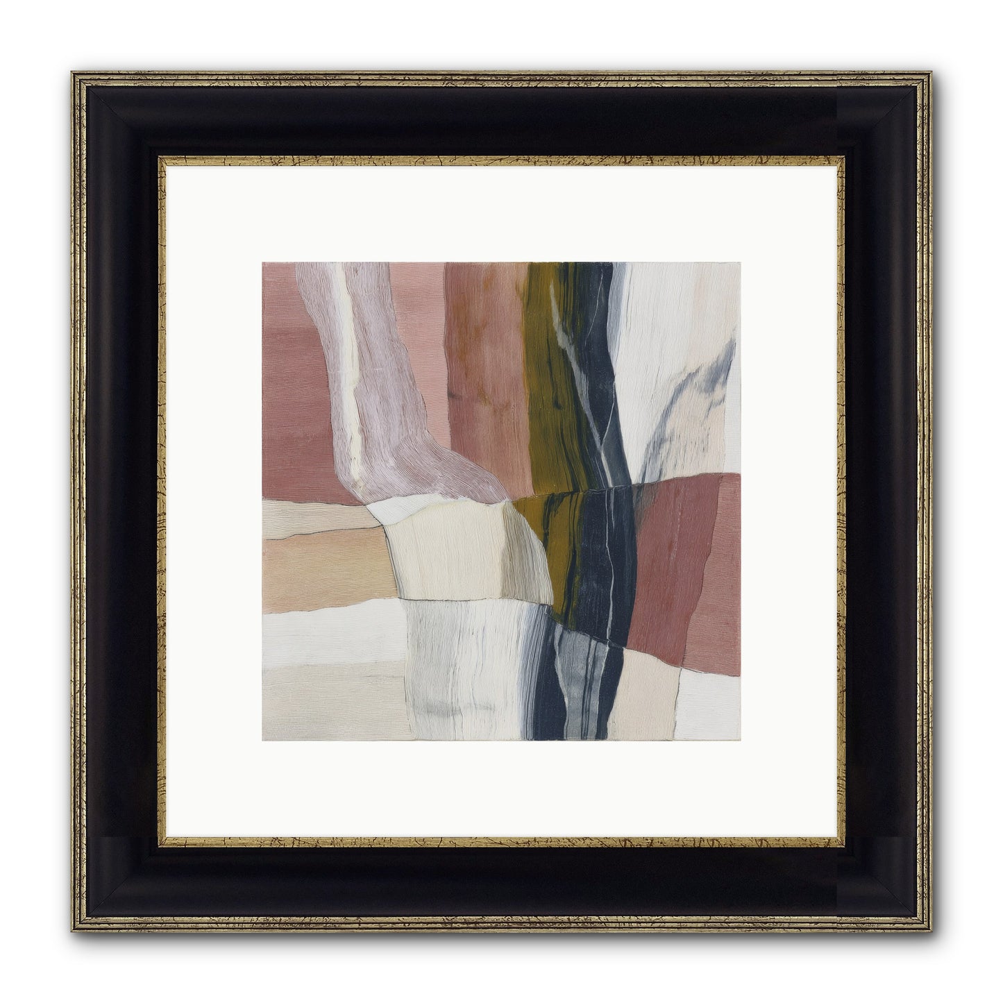 Sylph No.3 Framed Print - Black & Gold 10x10