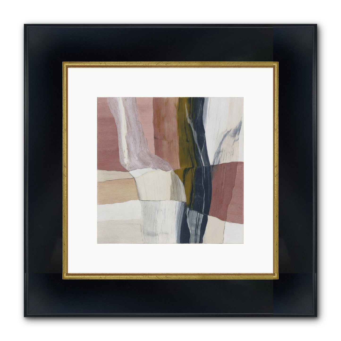 Sylph No.3 Framed Print - Wide Black w/Gold 10x10