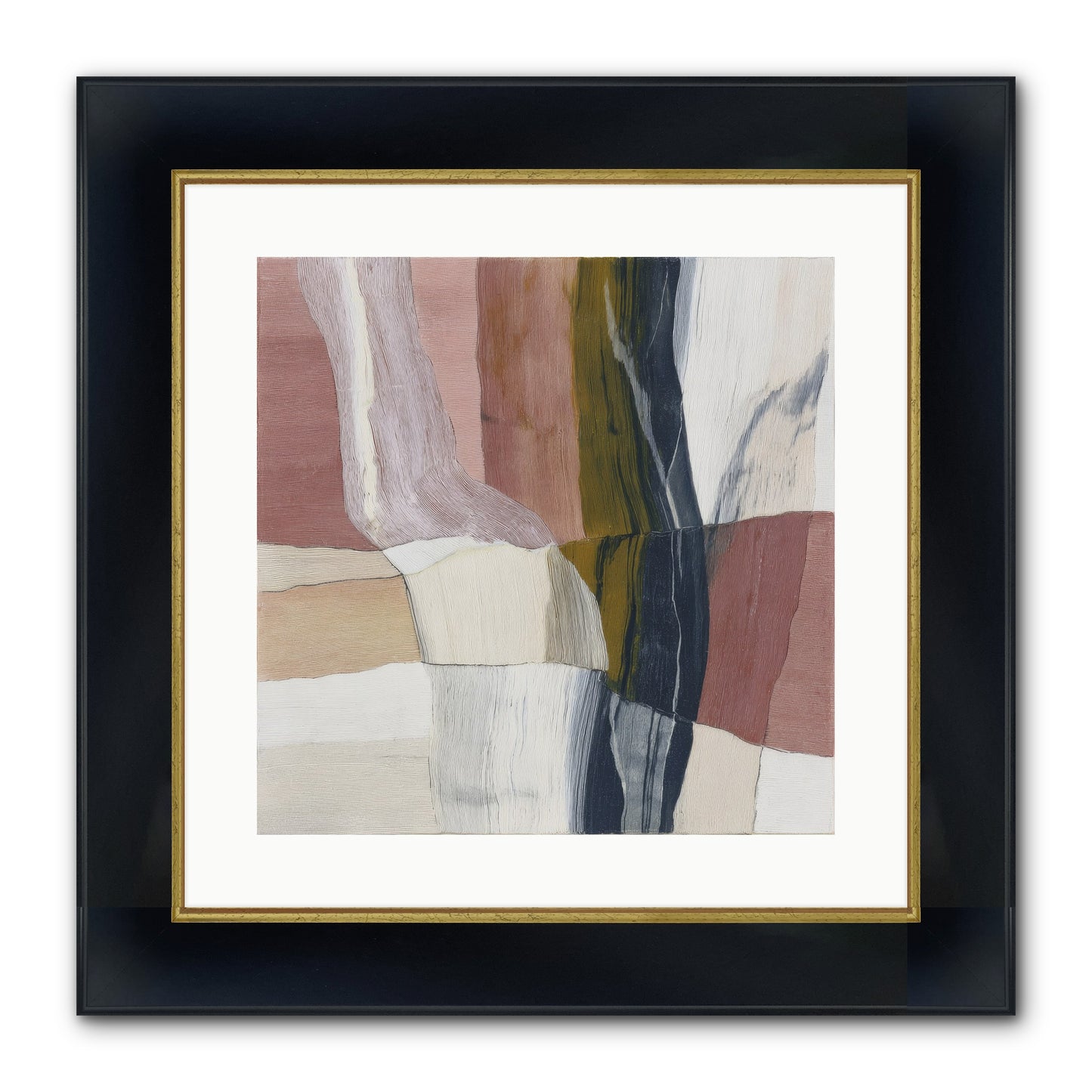 Sylph No.3 Framed Print - Wide Black w/Gold 16x16