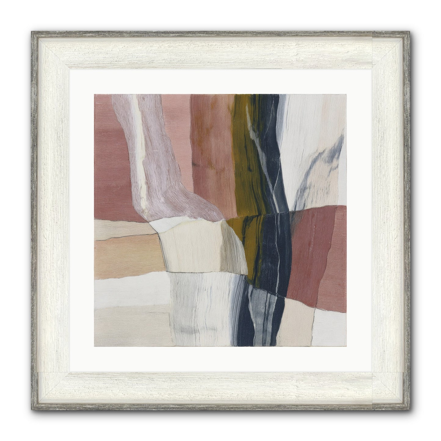 Sylph No.3 Framed Print - Driftwood White 20x20