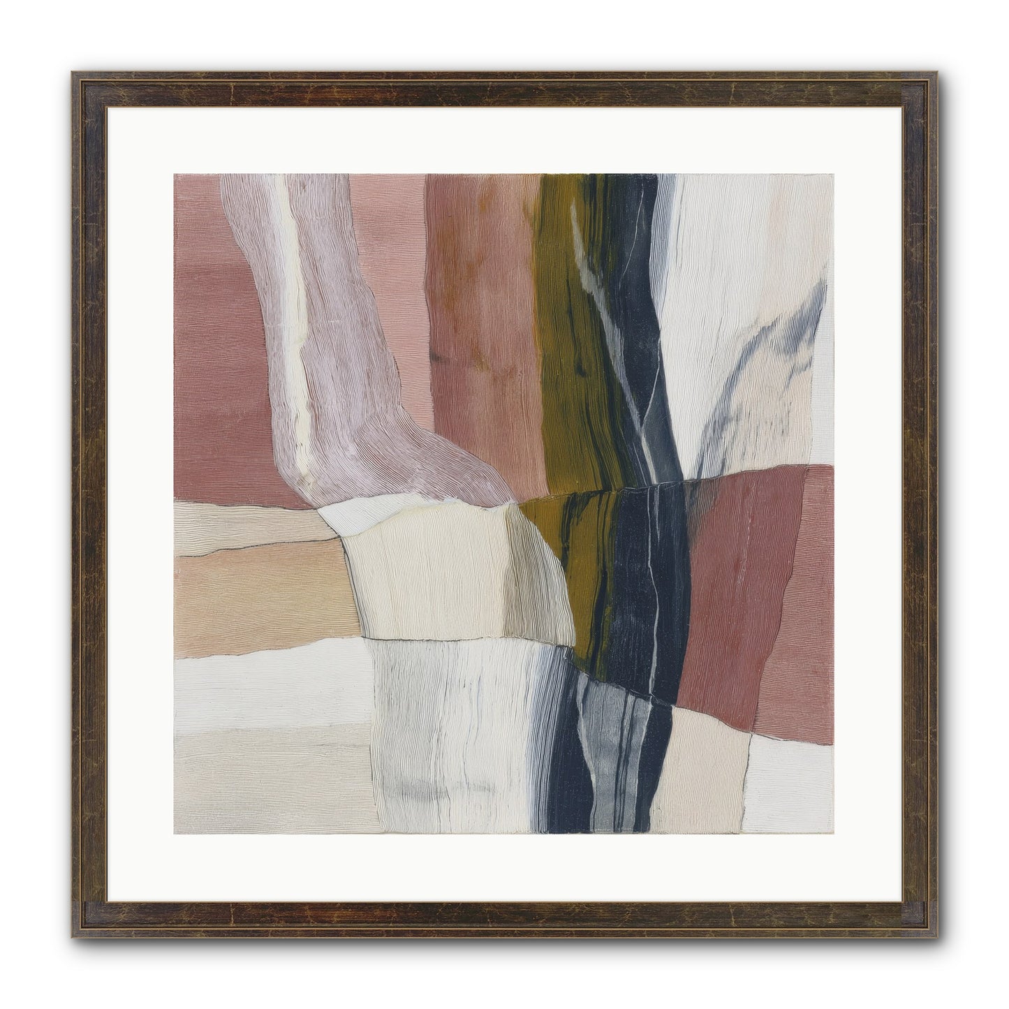 Sylph No.3 Framed Print - Slimwoods Black/Gold 20x20