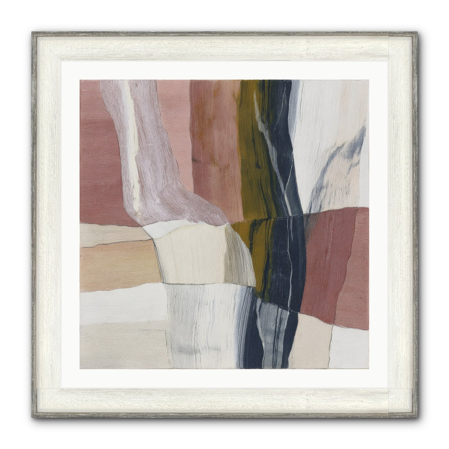 Sylph No.3 Framed Print - Driftwood White 30x30