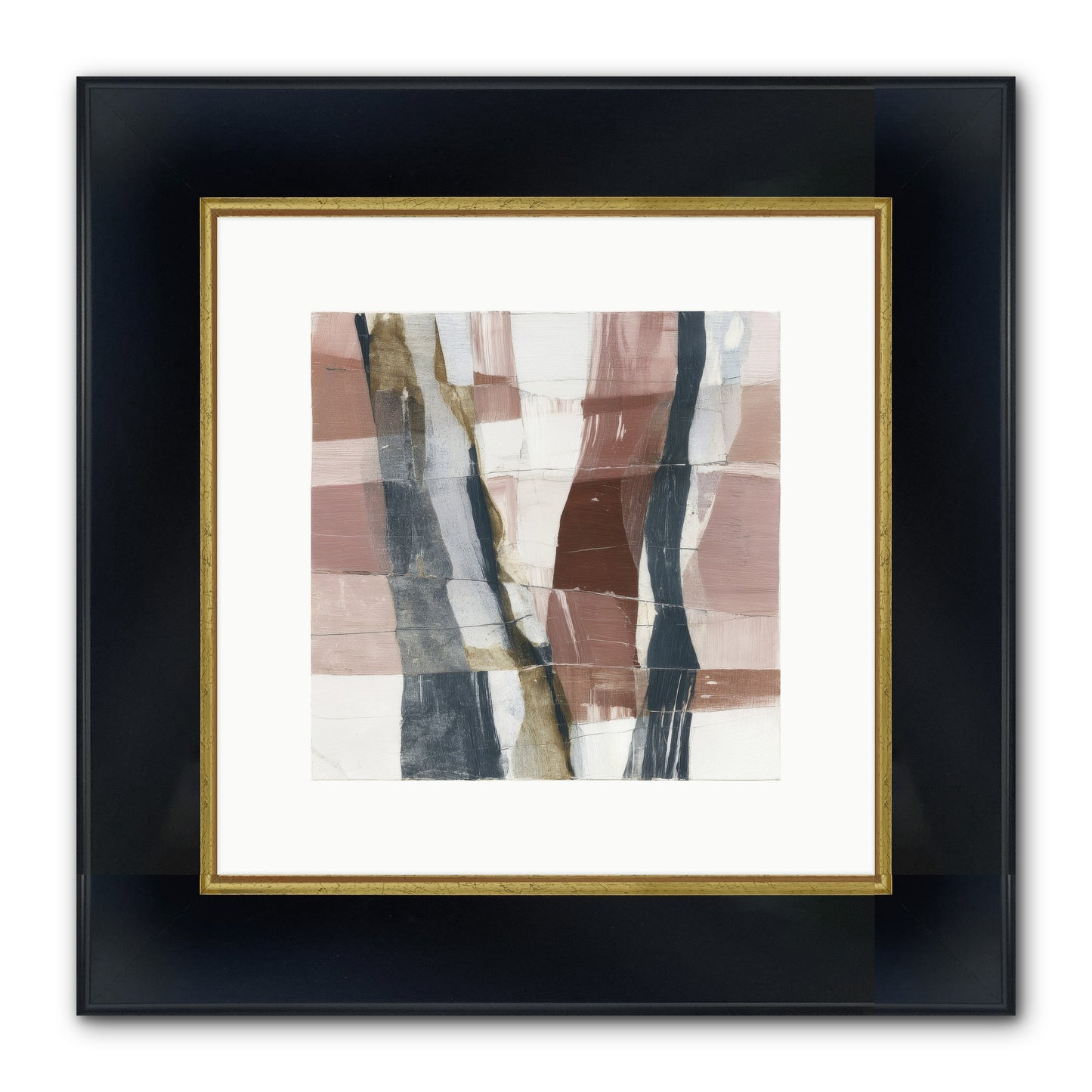 Sylph No.4 Framed Print - Wide Black w/Gold 10x10