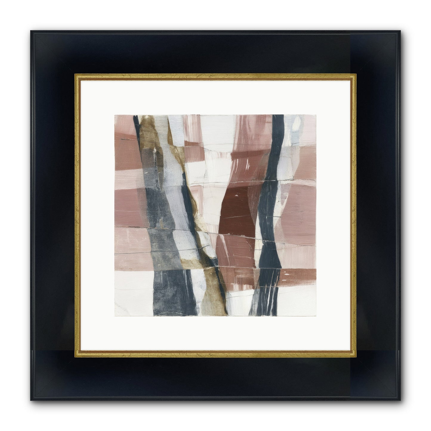 Sylph No.4 Framed Print - Wide Black w/Gold 12x12