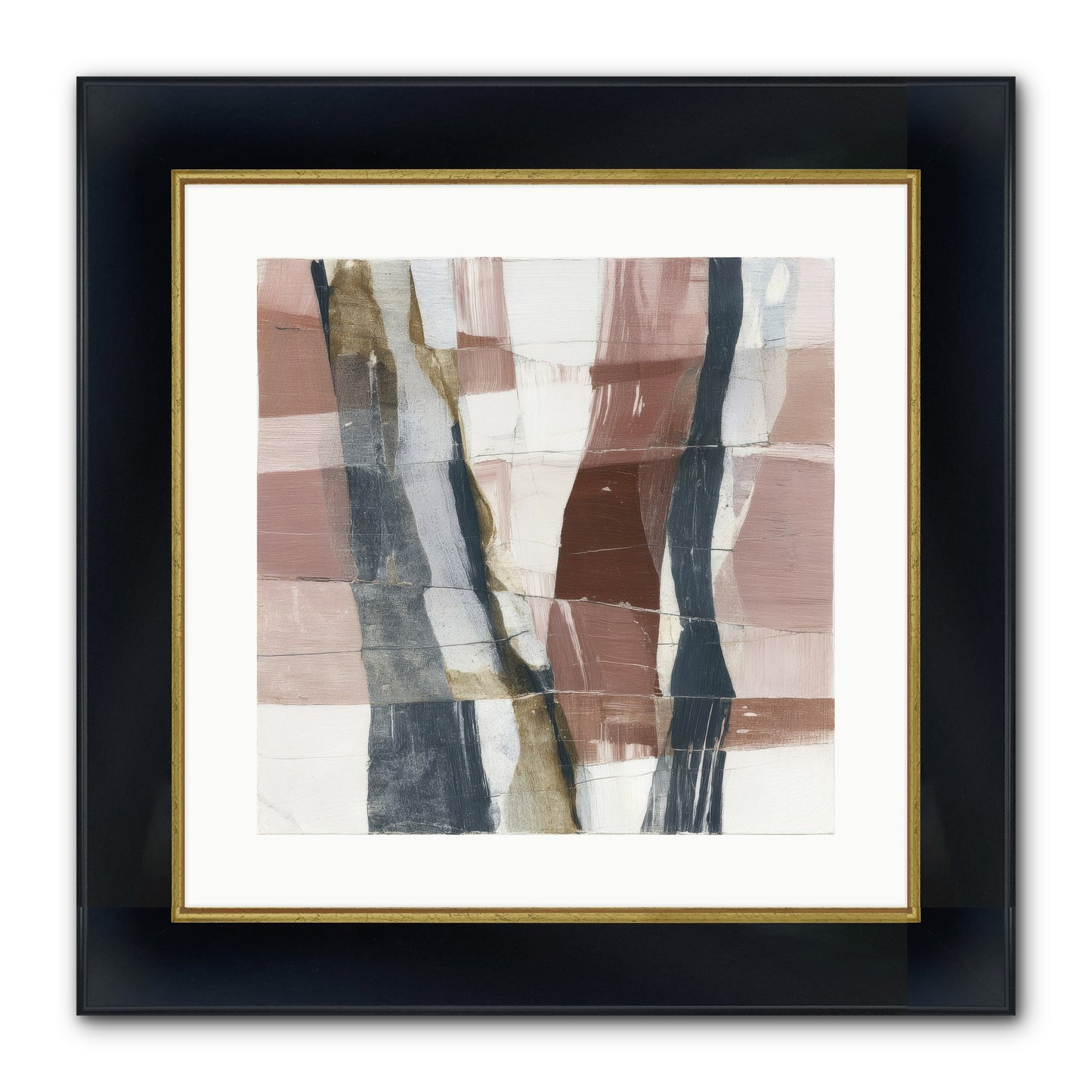Sylph No.4 Framed Print - Wide Black w/Gold 16x16