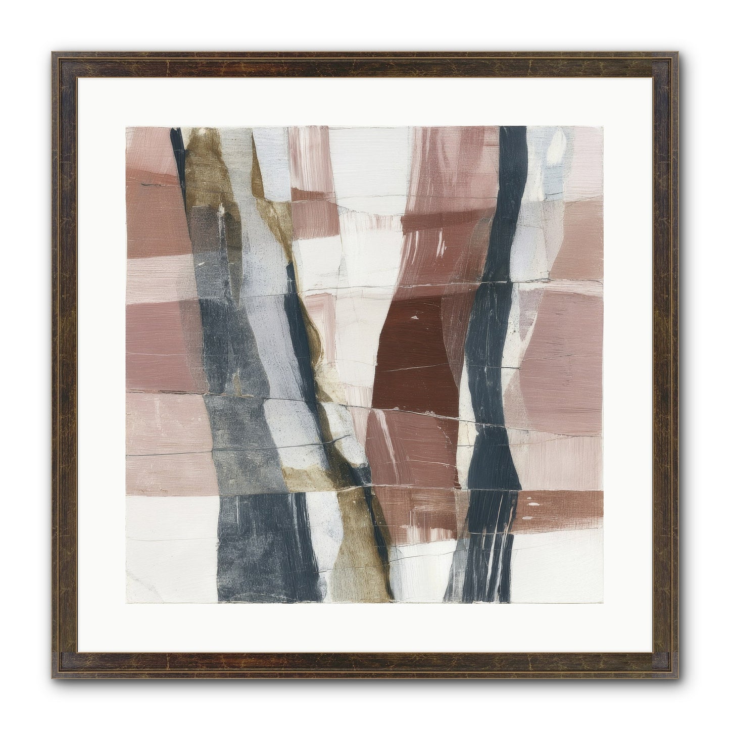 Sylph No.4 Framed Print - Slimwoods Black/Gold 20x20