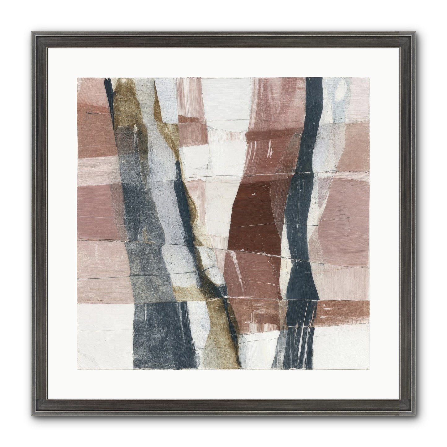 Sylph No.4 Framed Print - Slimwoods Black/Silver 20x20