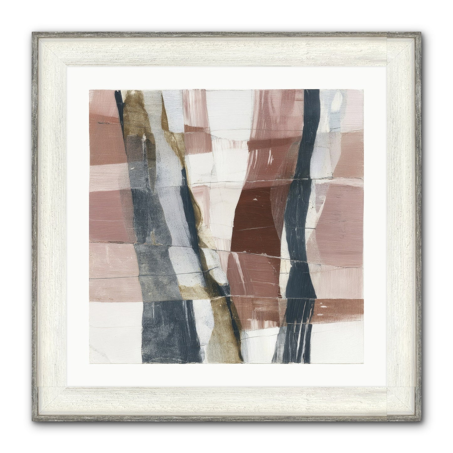 Sylph No.4 Framed Print - Driftwood White 24x24