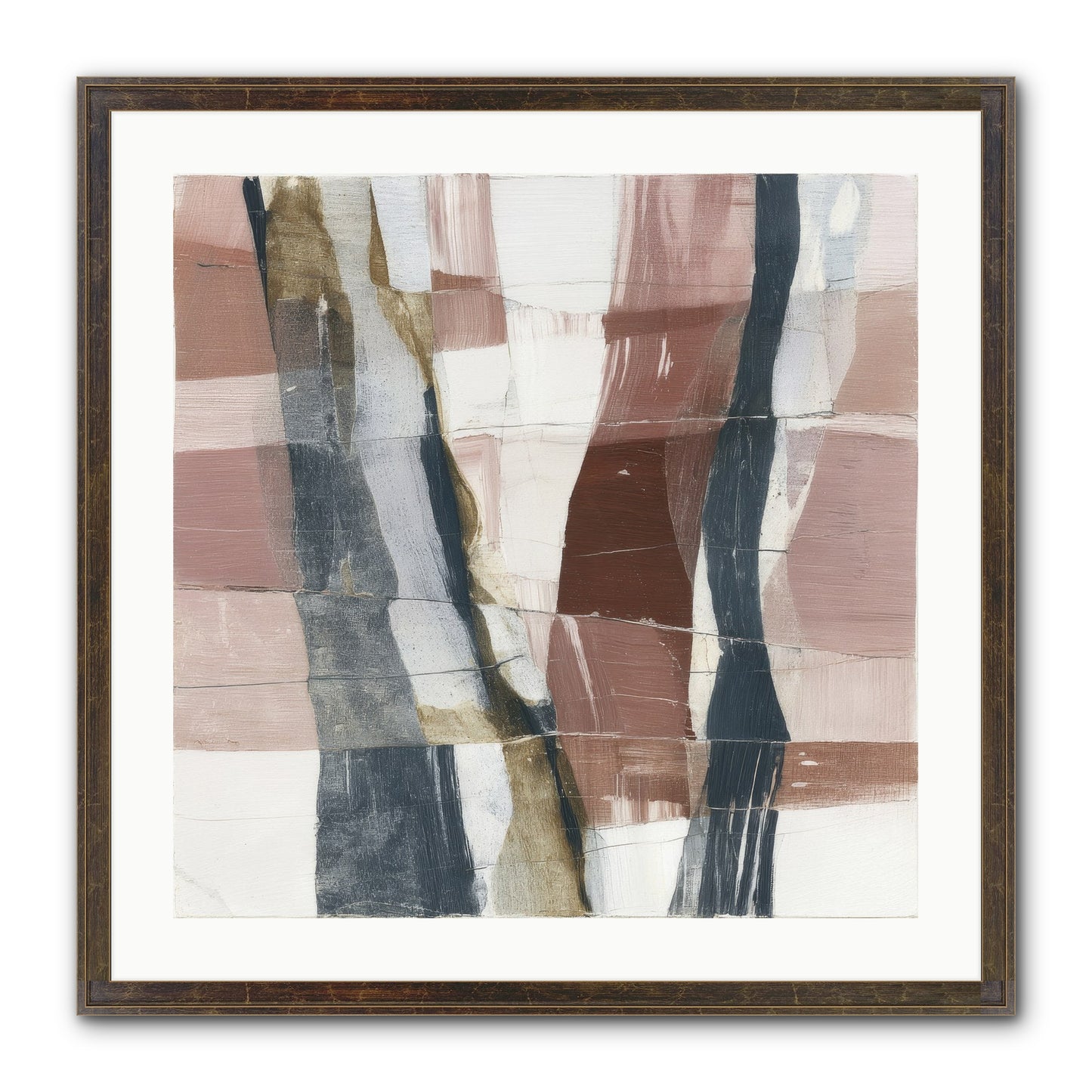 Sylph No.4 Framed Print - Slimwoods Black/Gold 24x24