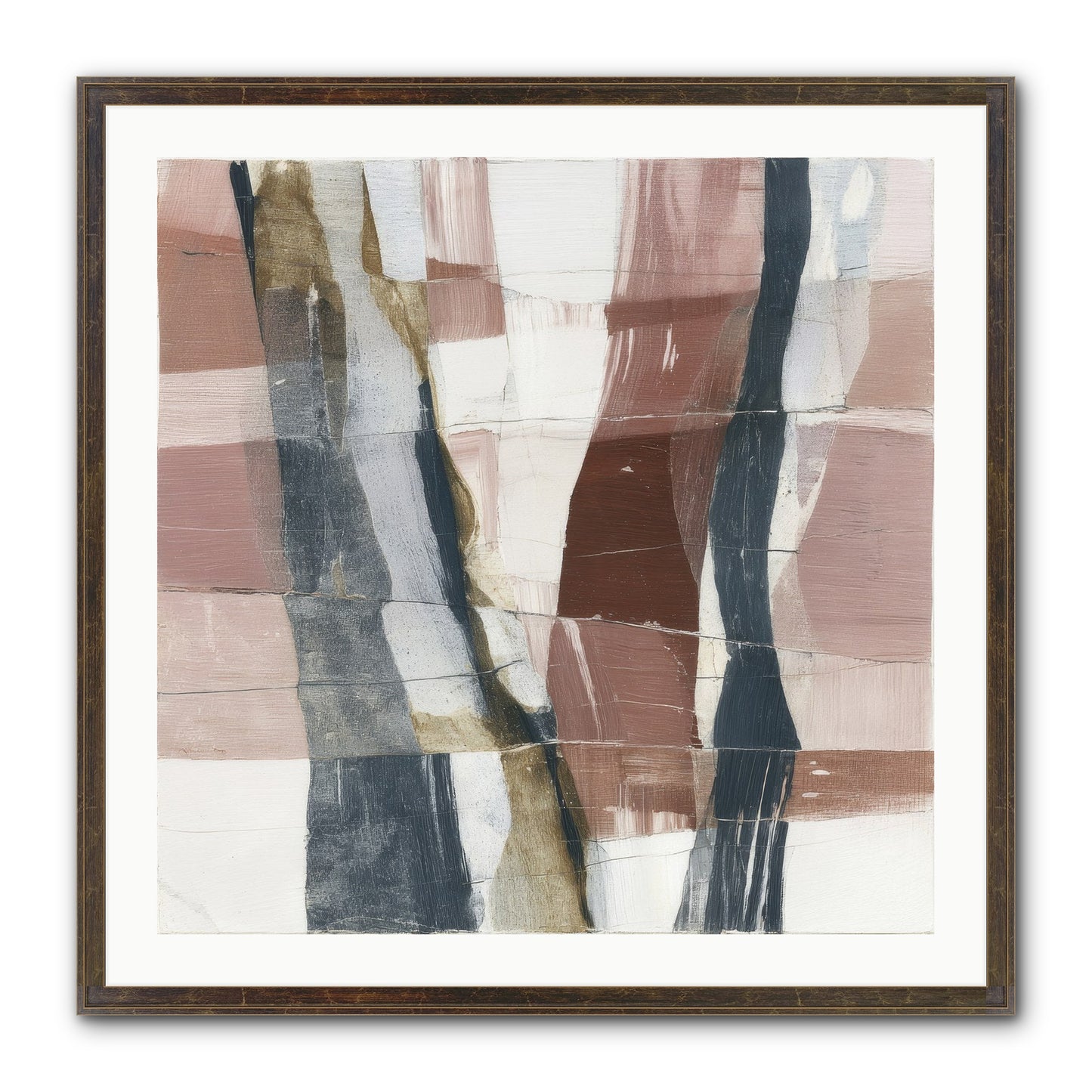Sylph No.4 Framed Print - Slimwoods Black/Gold 30x30