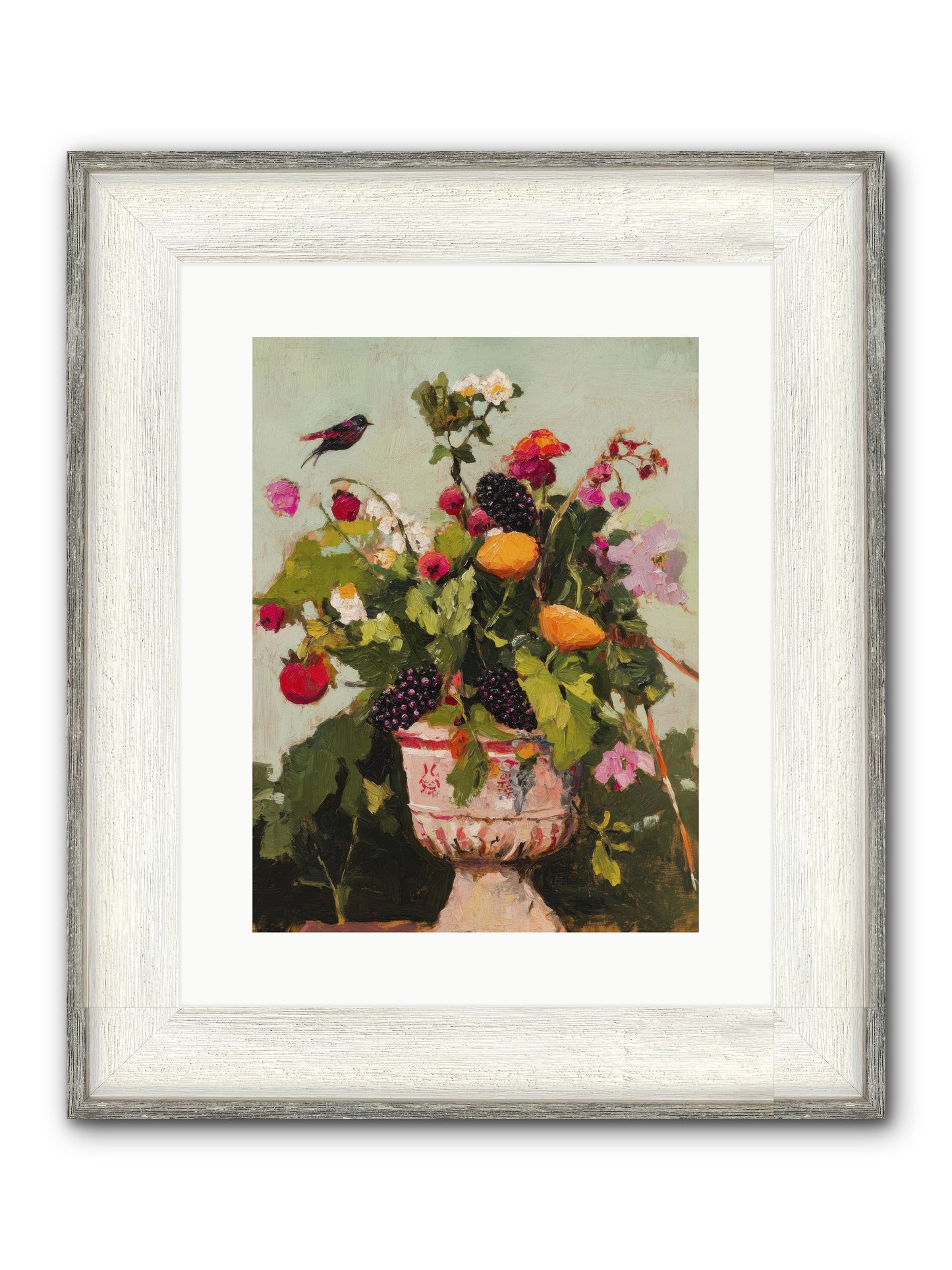 Sylvan Devotion Framed Print - Driftwood White 12x16