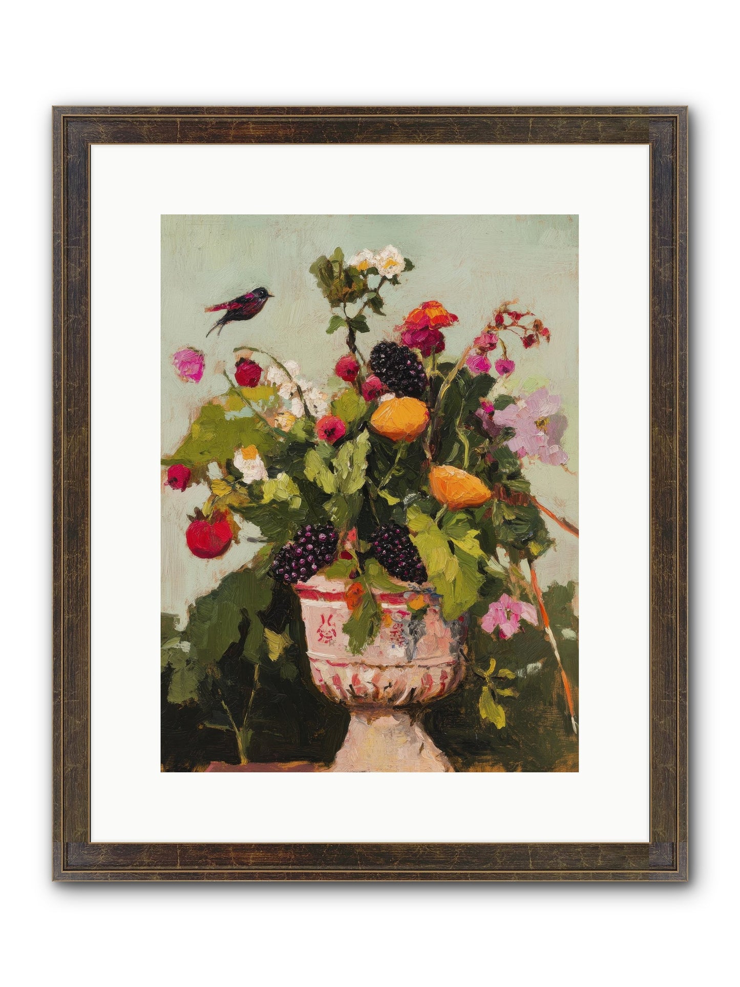 Sylvan Devotion Framed Print - Slimwoods Black/Gold 12x16