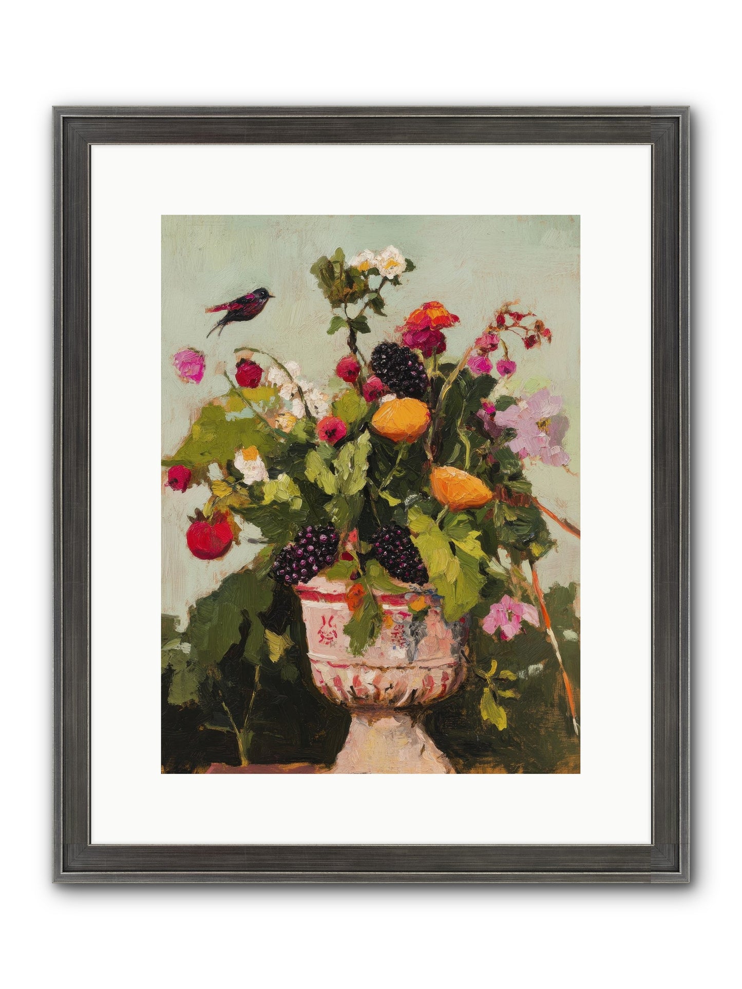 Sylvan Devotion Framed Print - Slimwoods Black/Silver 12x16
