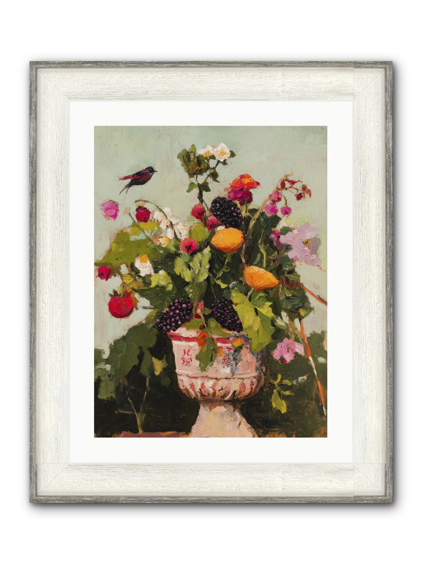 Sylvan Devotion Framed Print - Driftwood White 18x24
