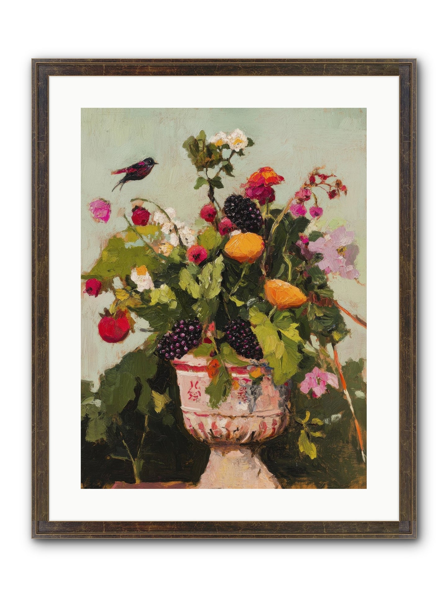 Sylvan Devotion Framed Print - Slimwoods Black/Gold 18x24