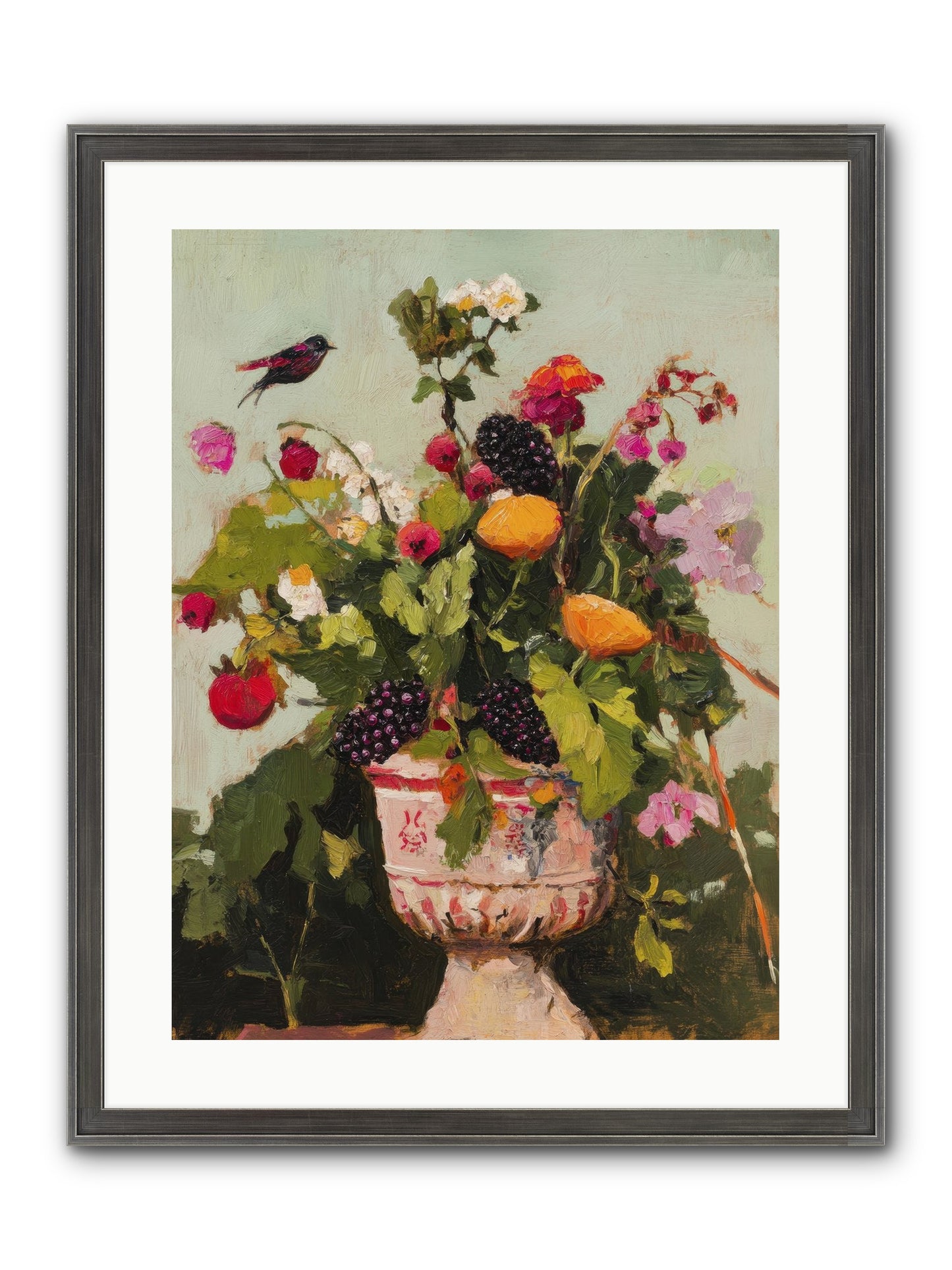 Sylvan Devotion Framed Print - Slimwoods Black/Silver 18x24