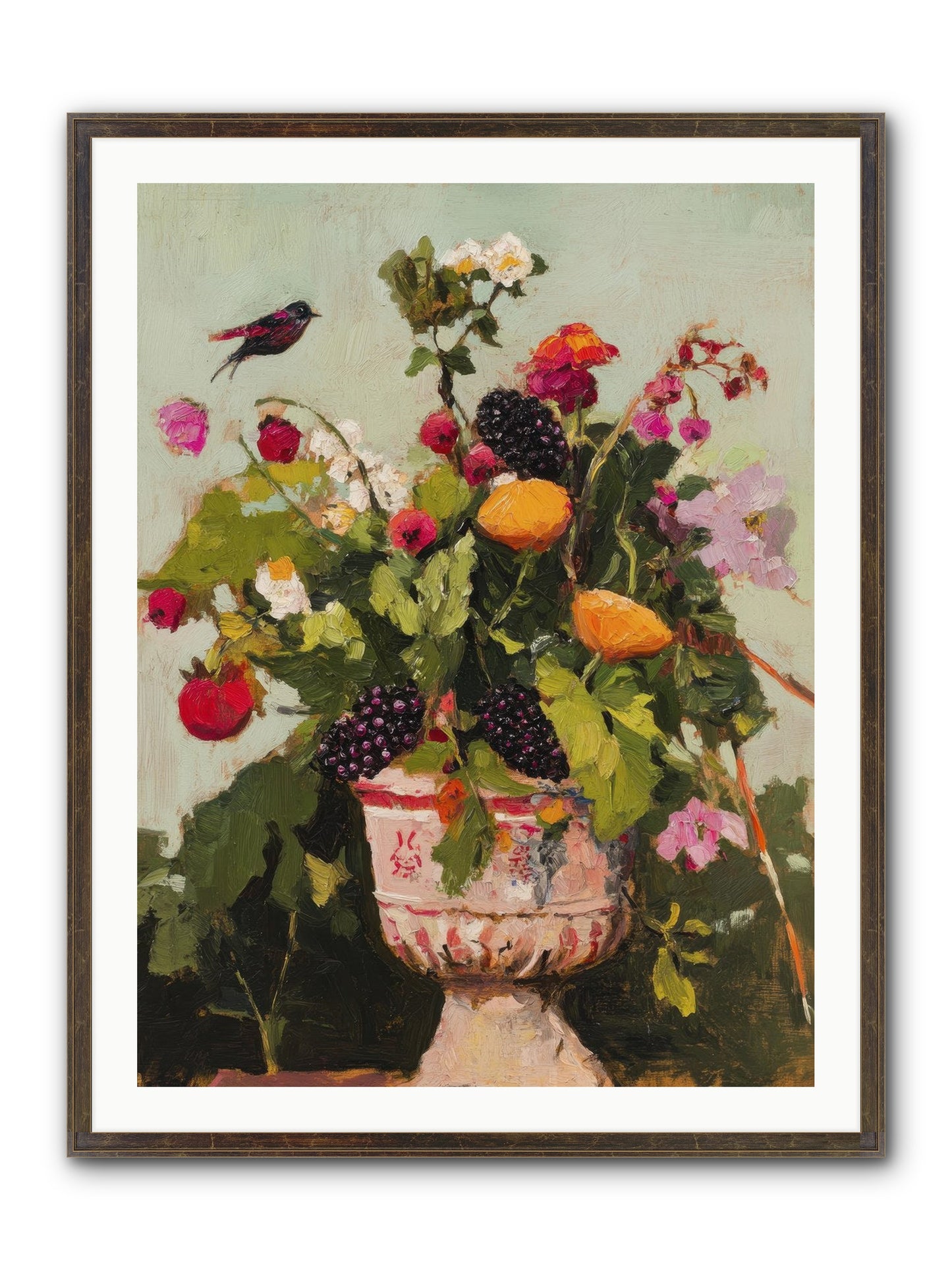 Sylvan Devotion Framed Print - Slimwoods Black/Gold 30x40