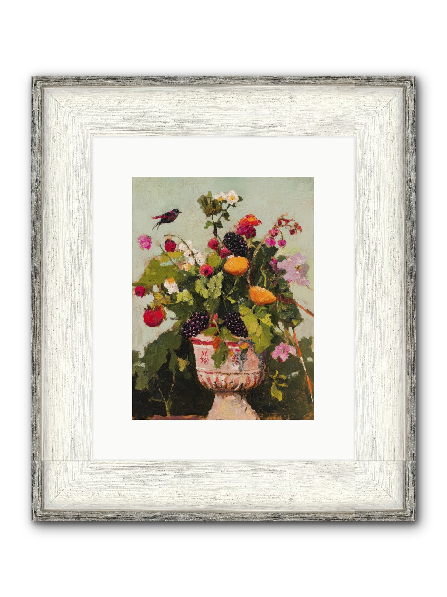 Sylvan Devotion Framed Print - Driftwood White 9x12