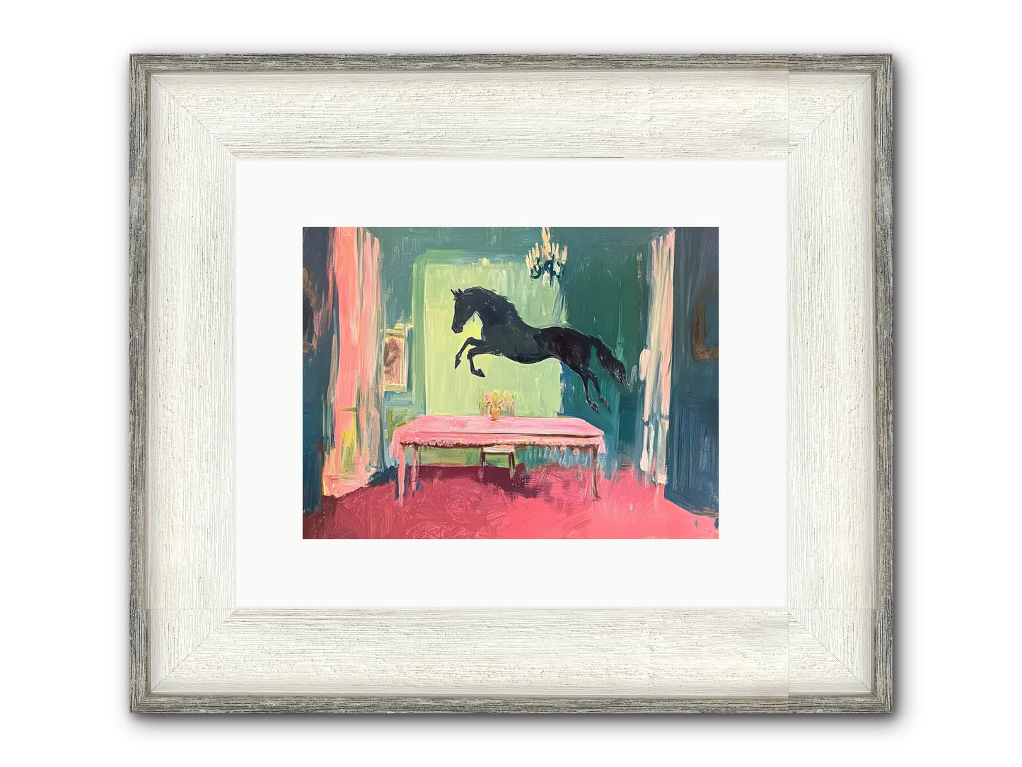 Tack Room Treasure Framed Print - Driftwood White 12x9