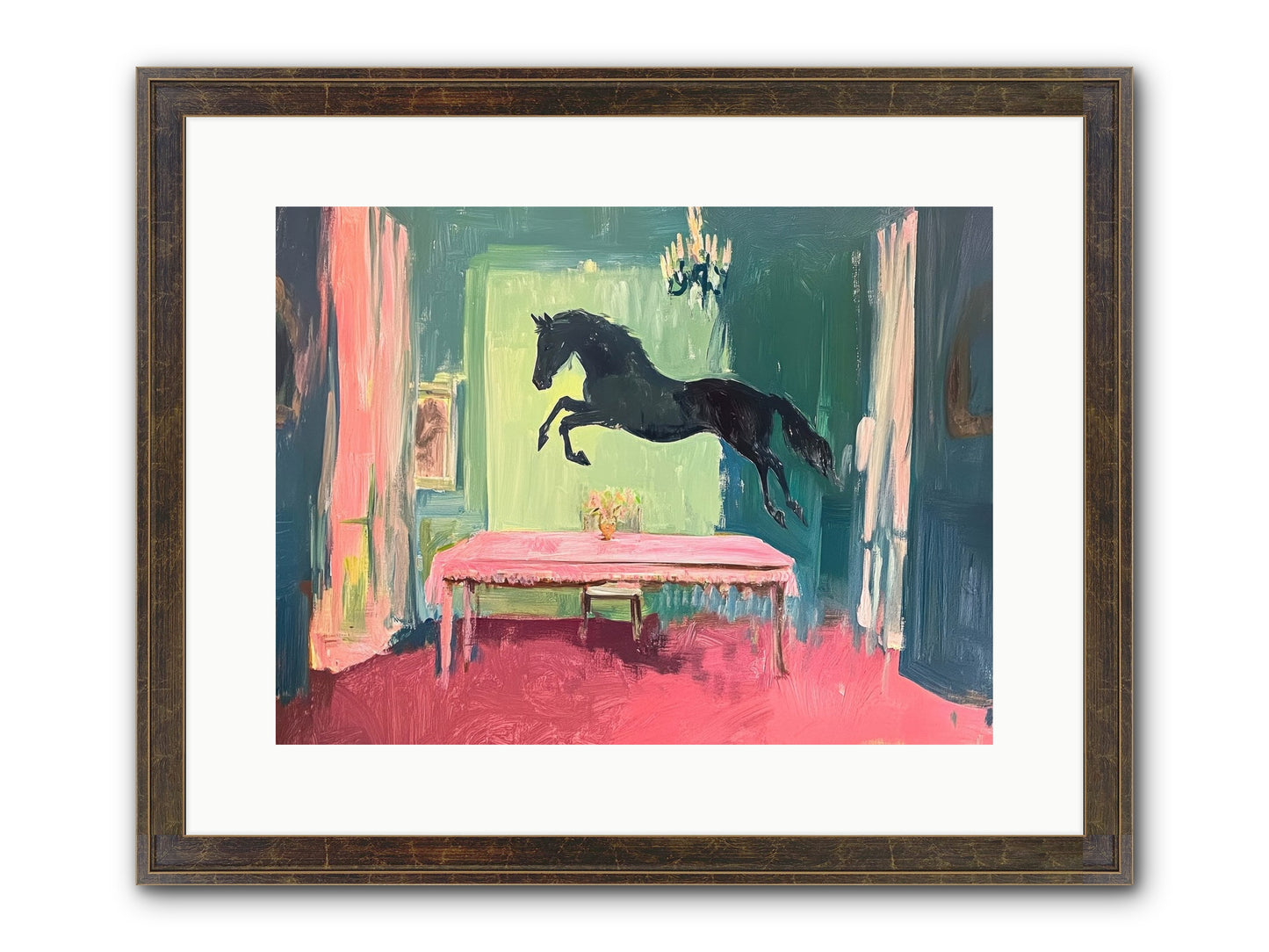 Tack Room Treasure Framed Print - Slimwoods Black/Gold 16x12
