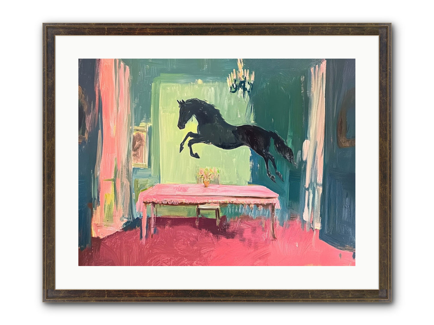 Tack Room Treasure Framed Print - Slimwoods Black/Gold 24x18