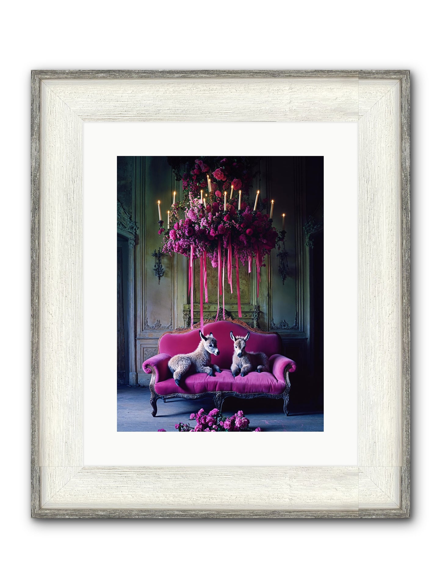 Tales From Paradise Framed Print - Driftwood White 12x16