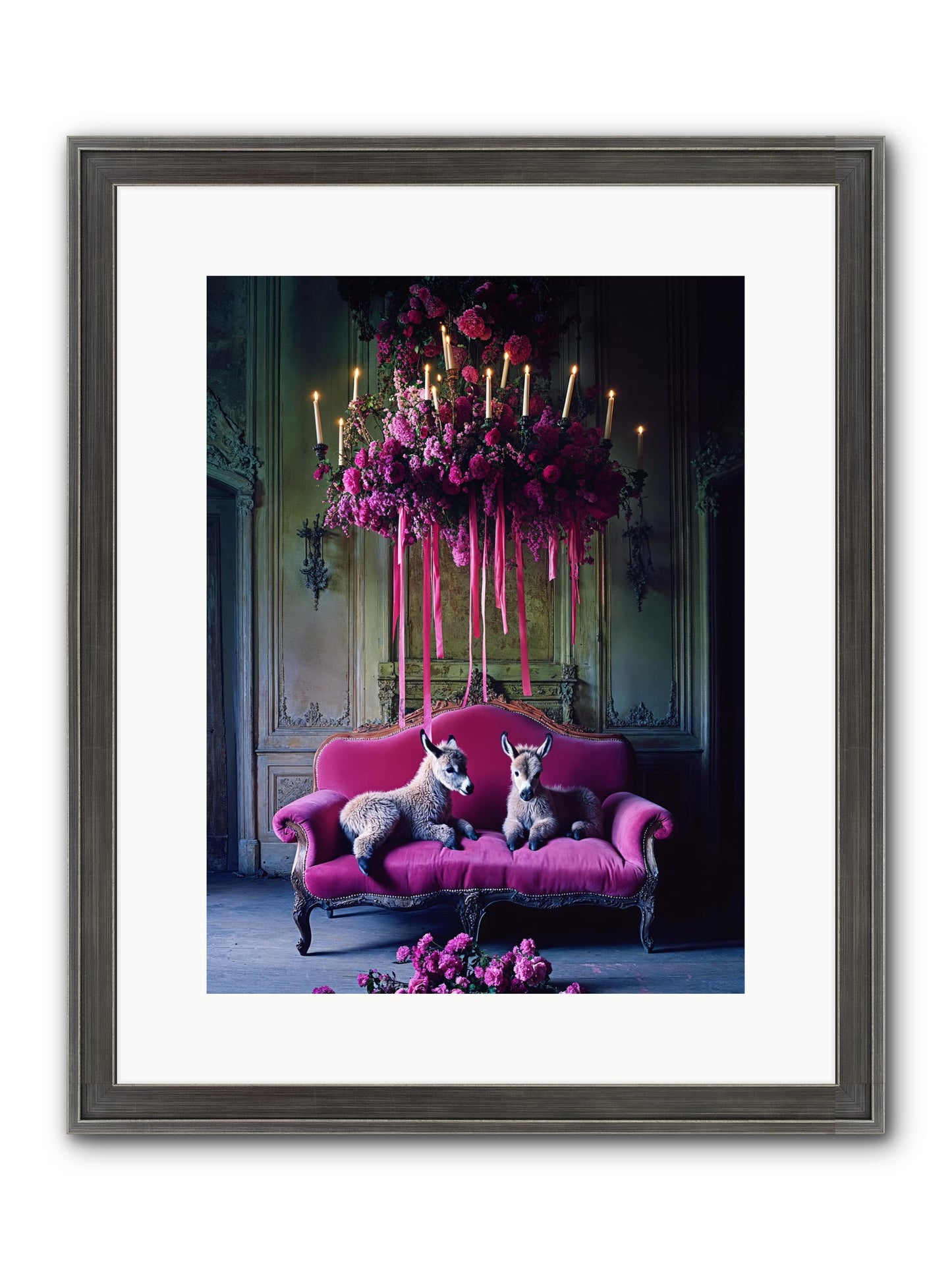 Tales From Paradise Framed Print - Slimwoods Black/Silver 12x16