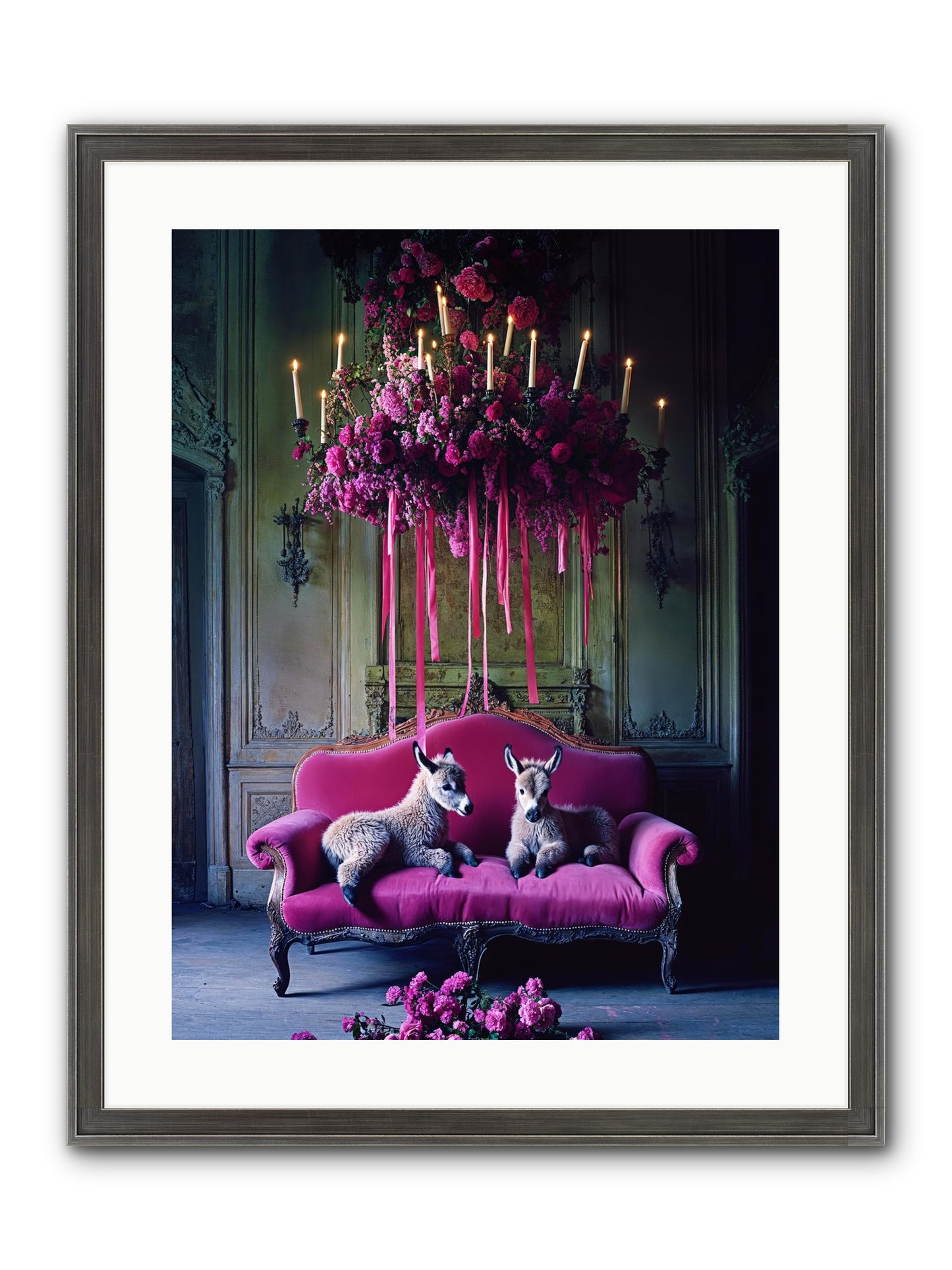 Tales From Paradise Framed Print - Slimwoods Black/Silver 18x24
