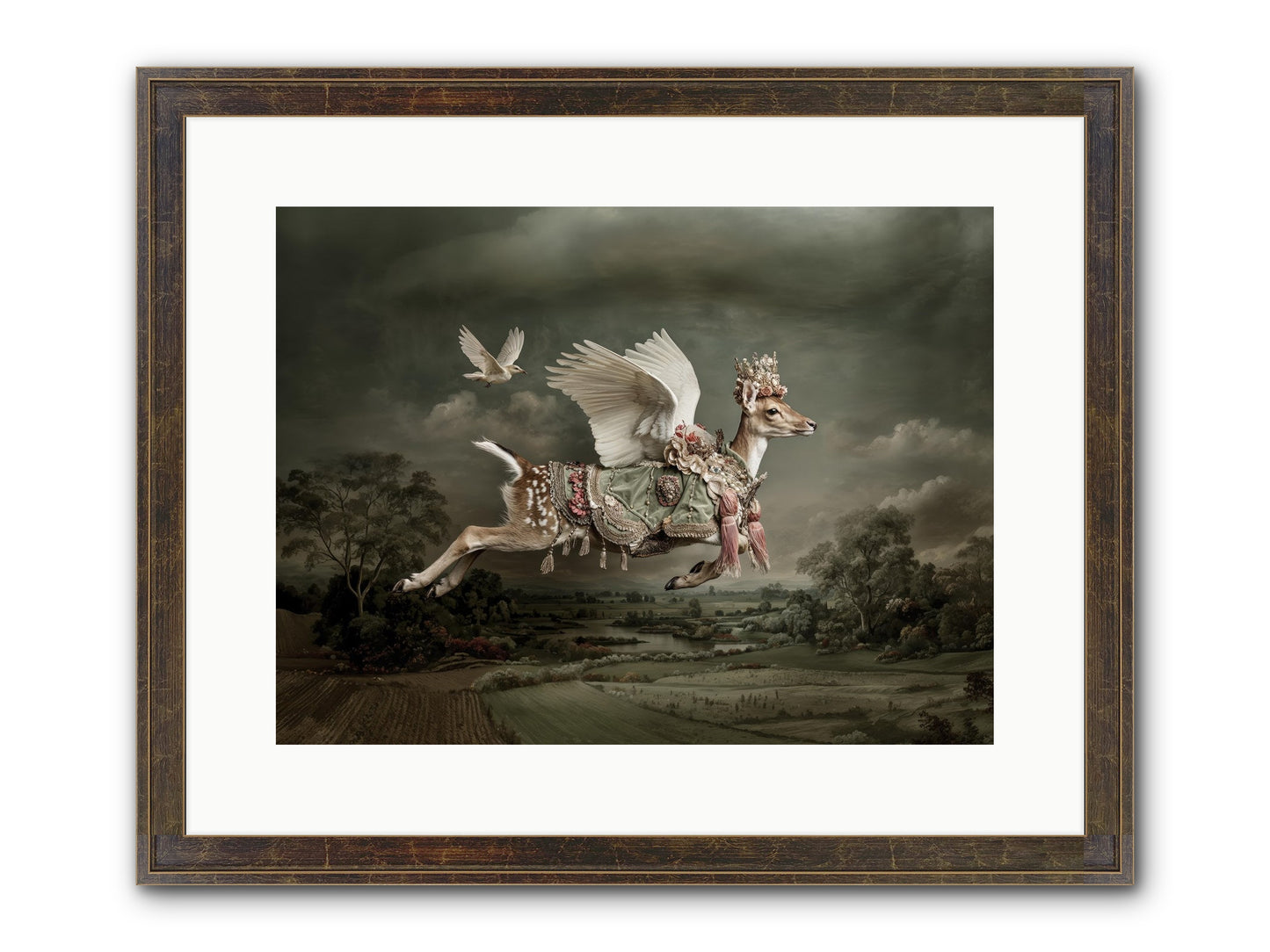Tales From The Golden Acres Framed Print - Slimwoods Black/Gold 16x12