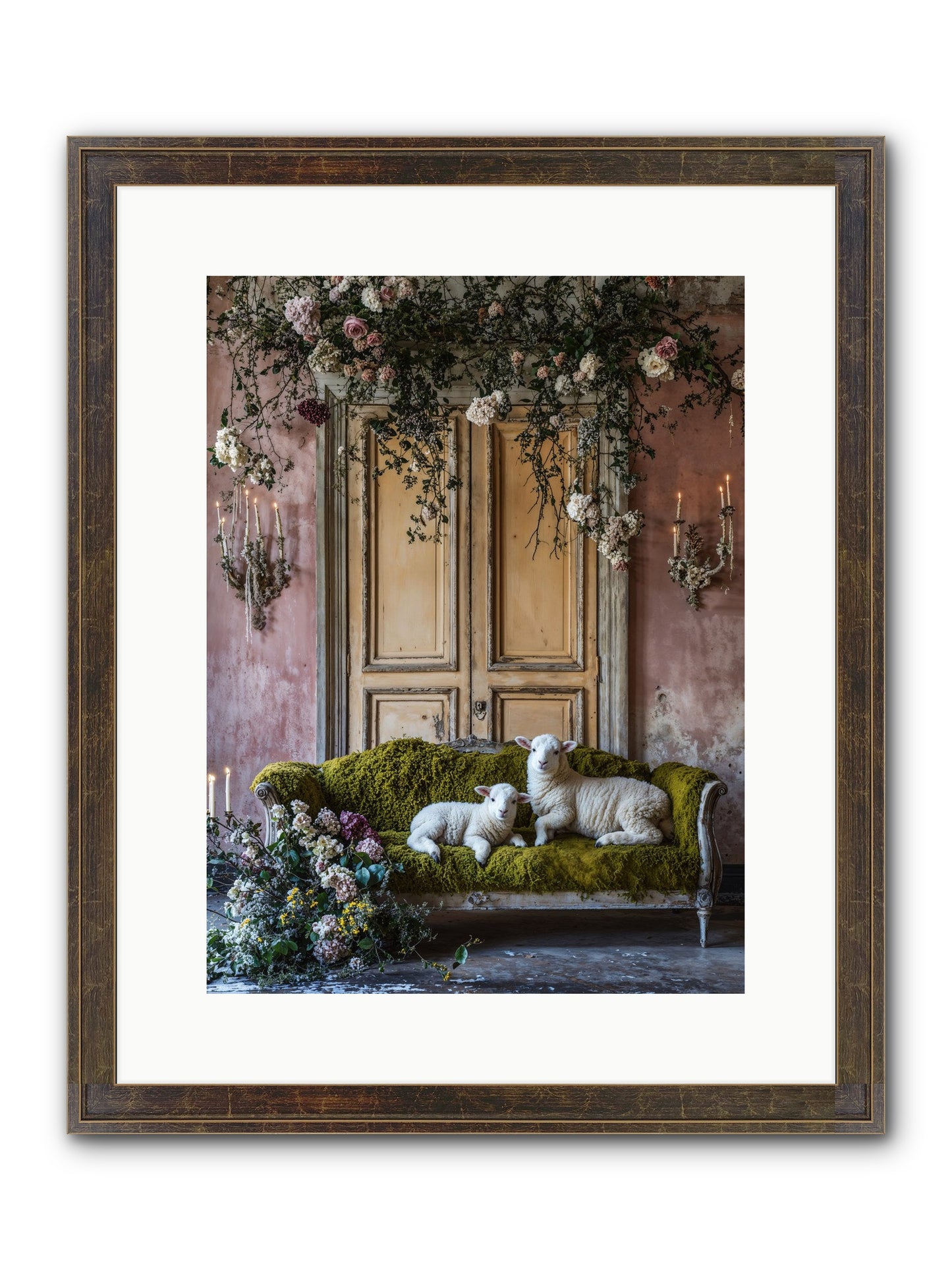 Tales From Velvet Fields Framed Print - Slimwoods Black/Gold 12x16
