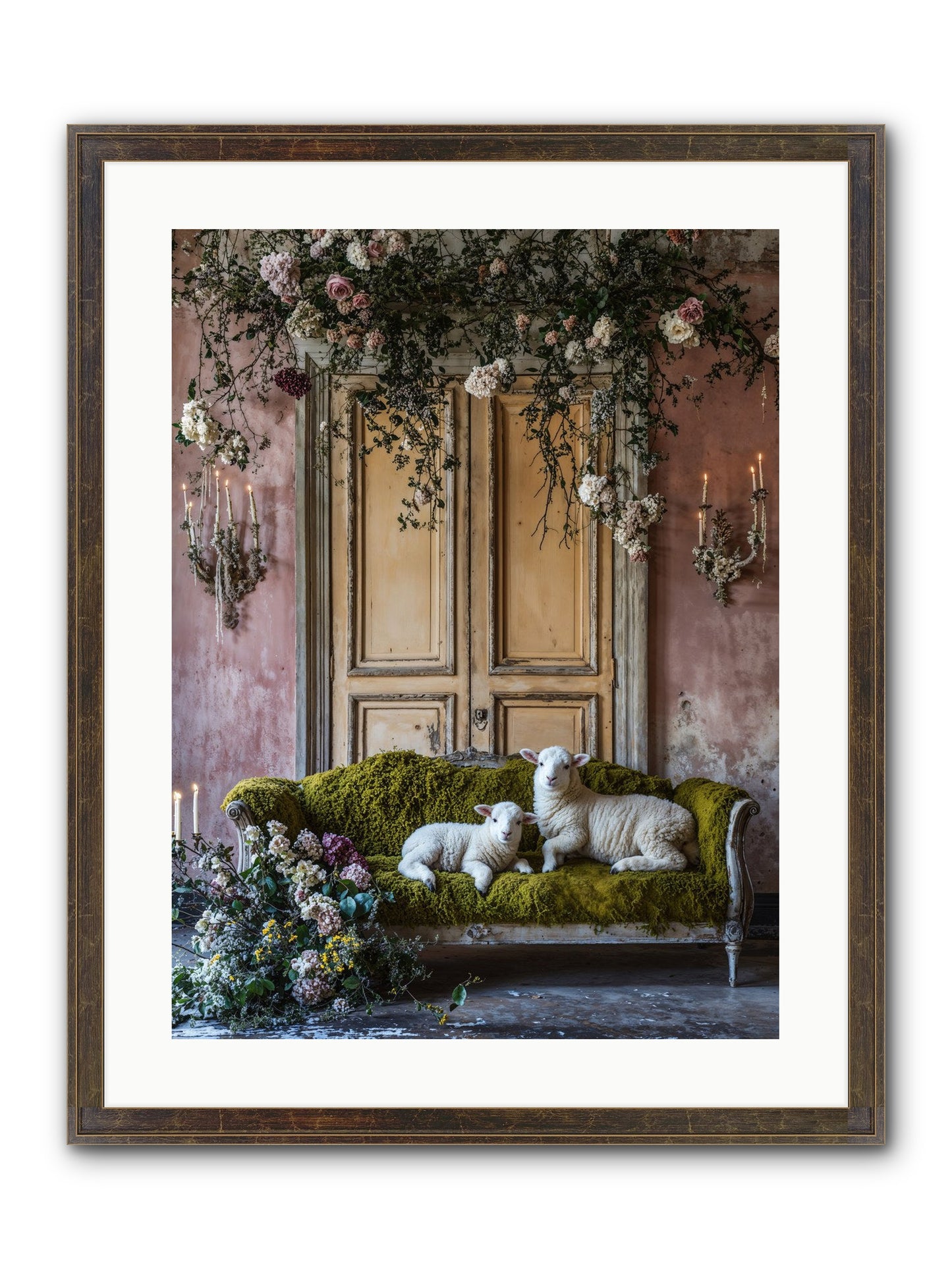 Tales From Velvet Fields Framed Print - Slimwoods Black/Gold 18x24