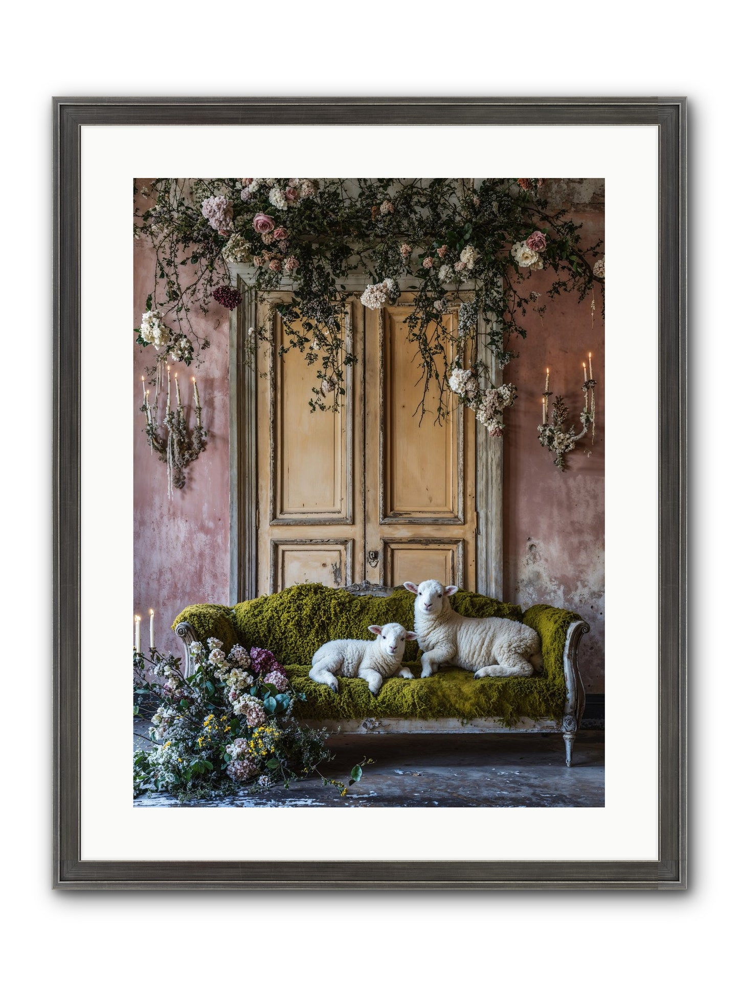 Tales From Velvet Fields Framed Print - Slimwoods Black/Silver 18x24