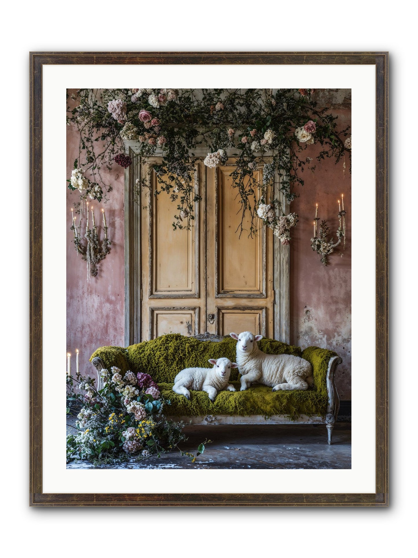 Tales From Velvet Fields Framed Print - Slimwoods Black/Gold 24x32