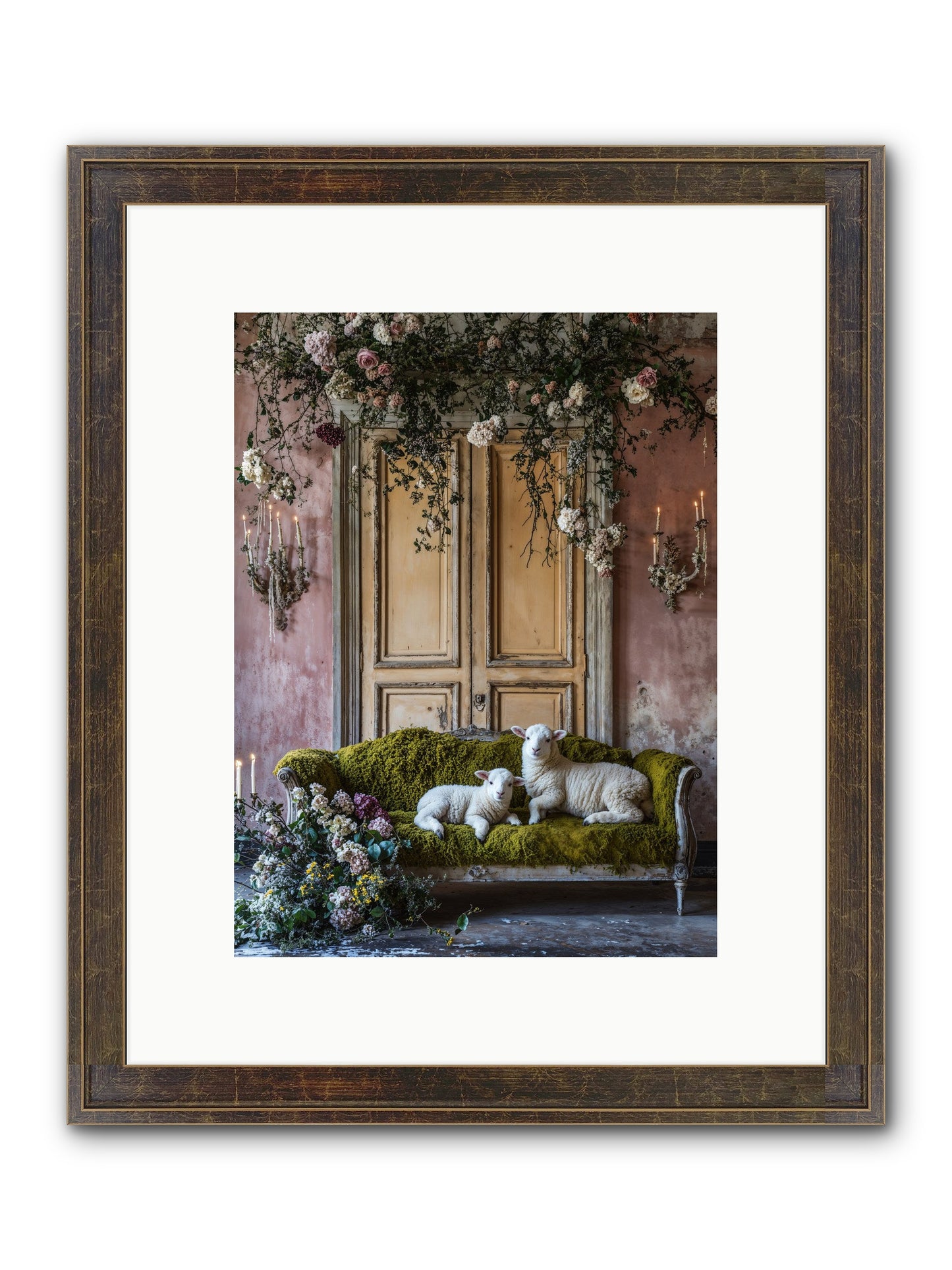 Tales From Velvet Fields Framed Print - Slimwoods Black/Gold 9x12