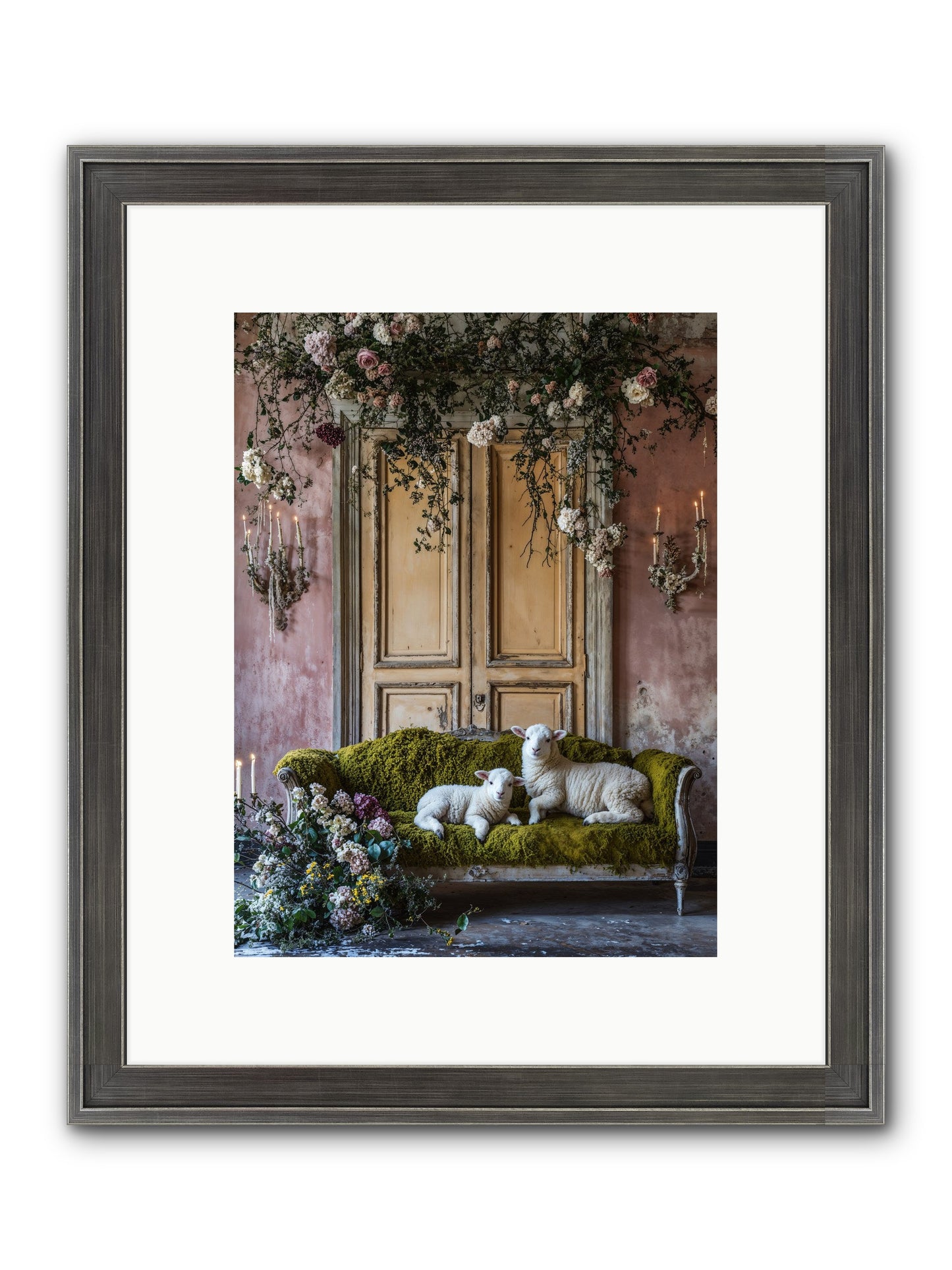Tales From Velvet Fields Framed Print - Slimwoods Black/Silver 9x12