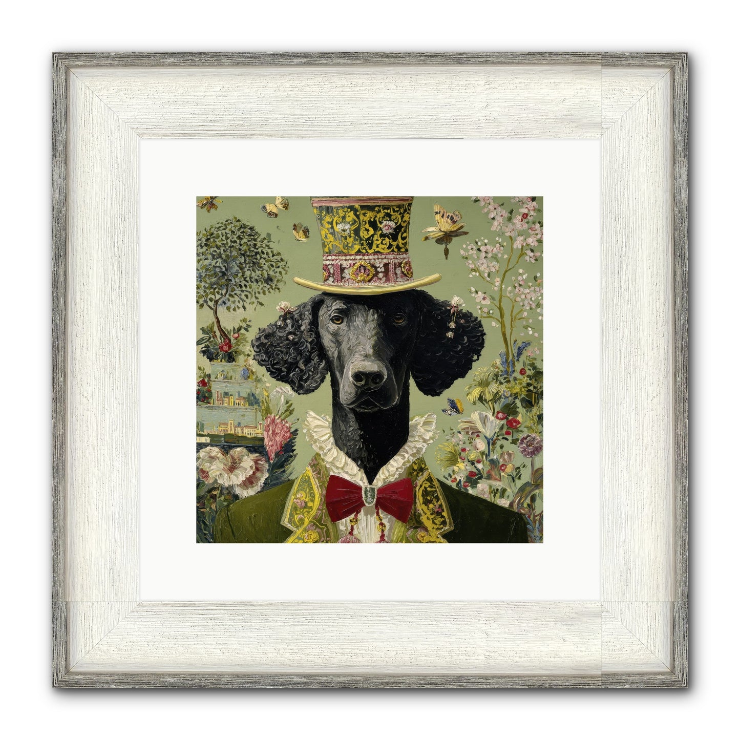 Tales Of Roaming Framed Print - Driftwood White 12x12