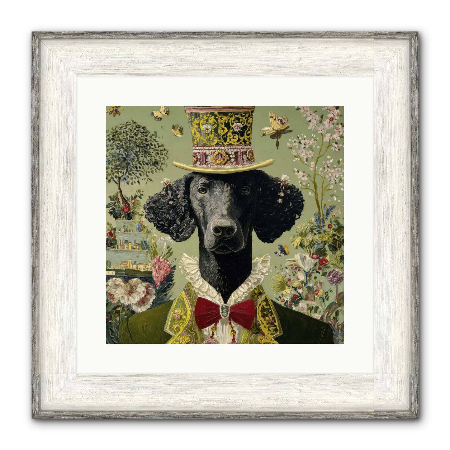 Tales Of Roaming Framed Print - Driftwood White 16x16