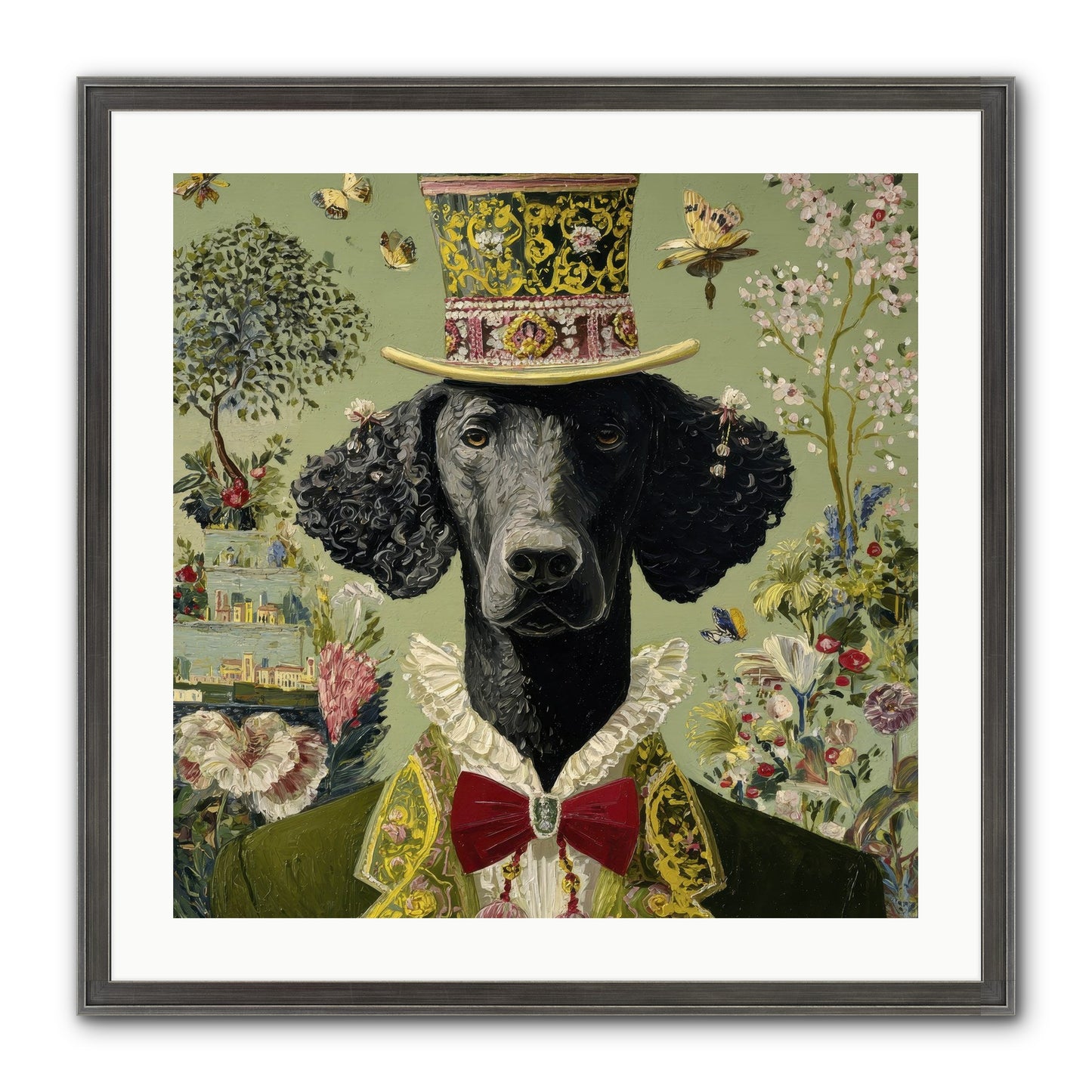 Tales Of Roaming Framed Print - Slimwoods Black/Silver 24x24